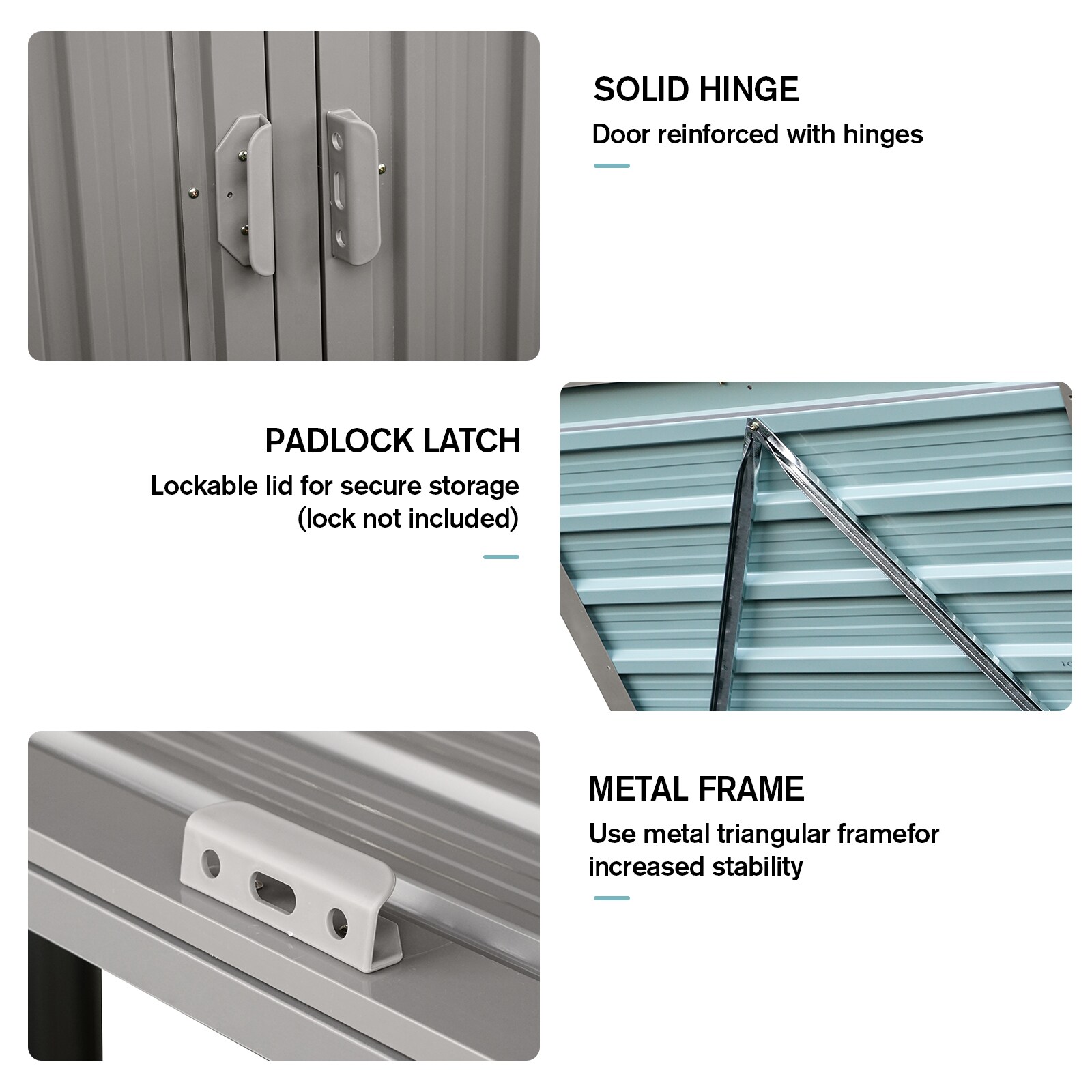 Siavonce XH133641 Metal-Storage-Buildings-Sheds - View #6