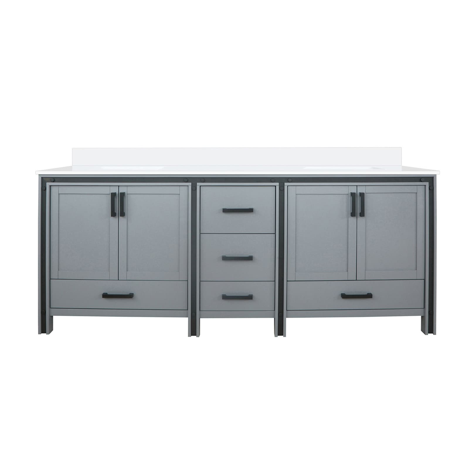 Lexora LVZV84DB200 Bath-Vanity-Combo - View #2