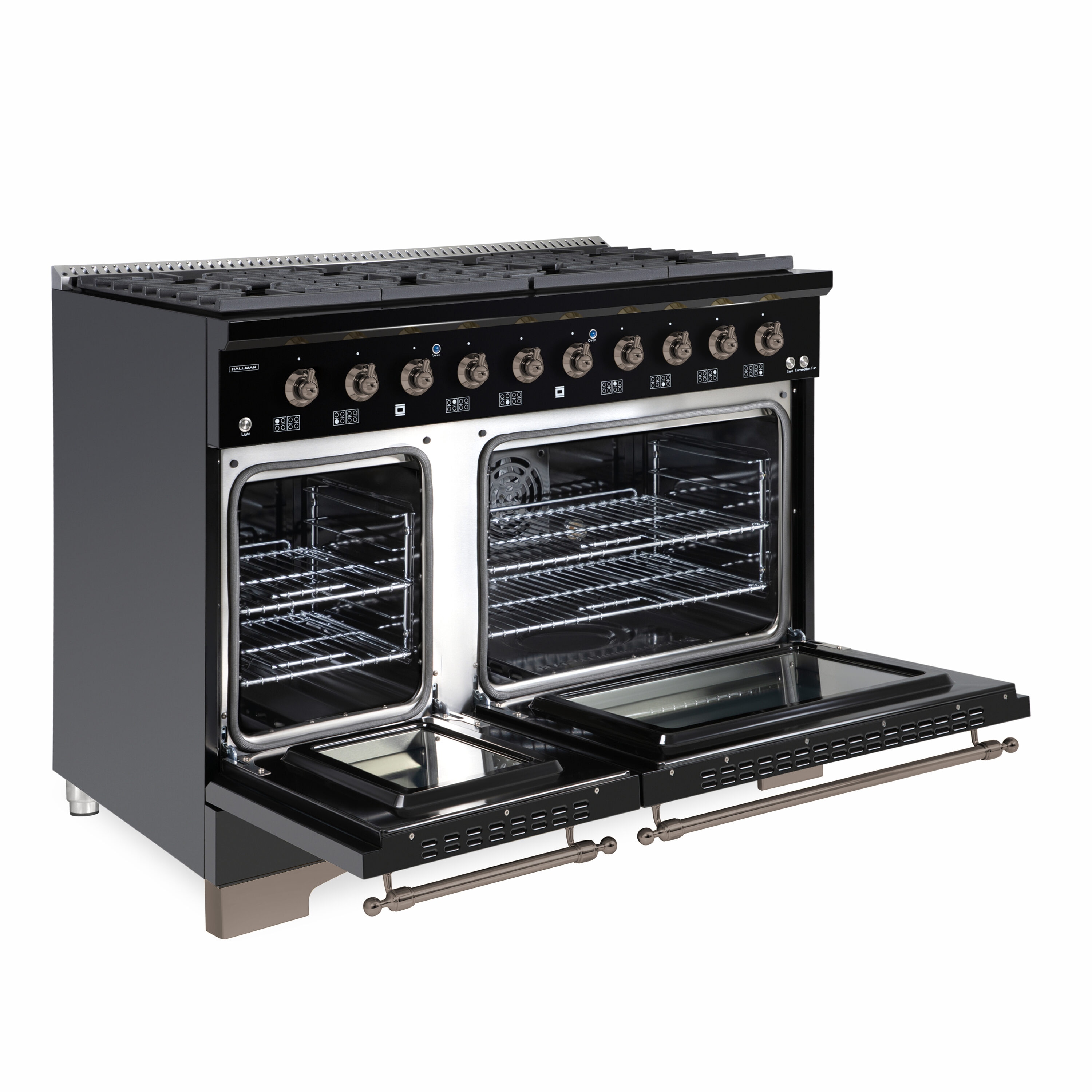 Hallman HCLRDF48BZGB Double-Dual-Fuel-Ranges - View #4