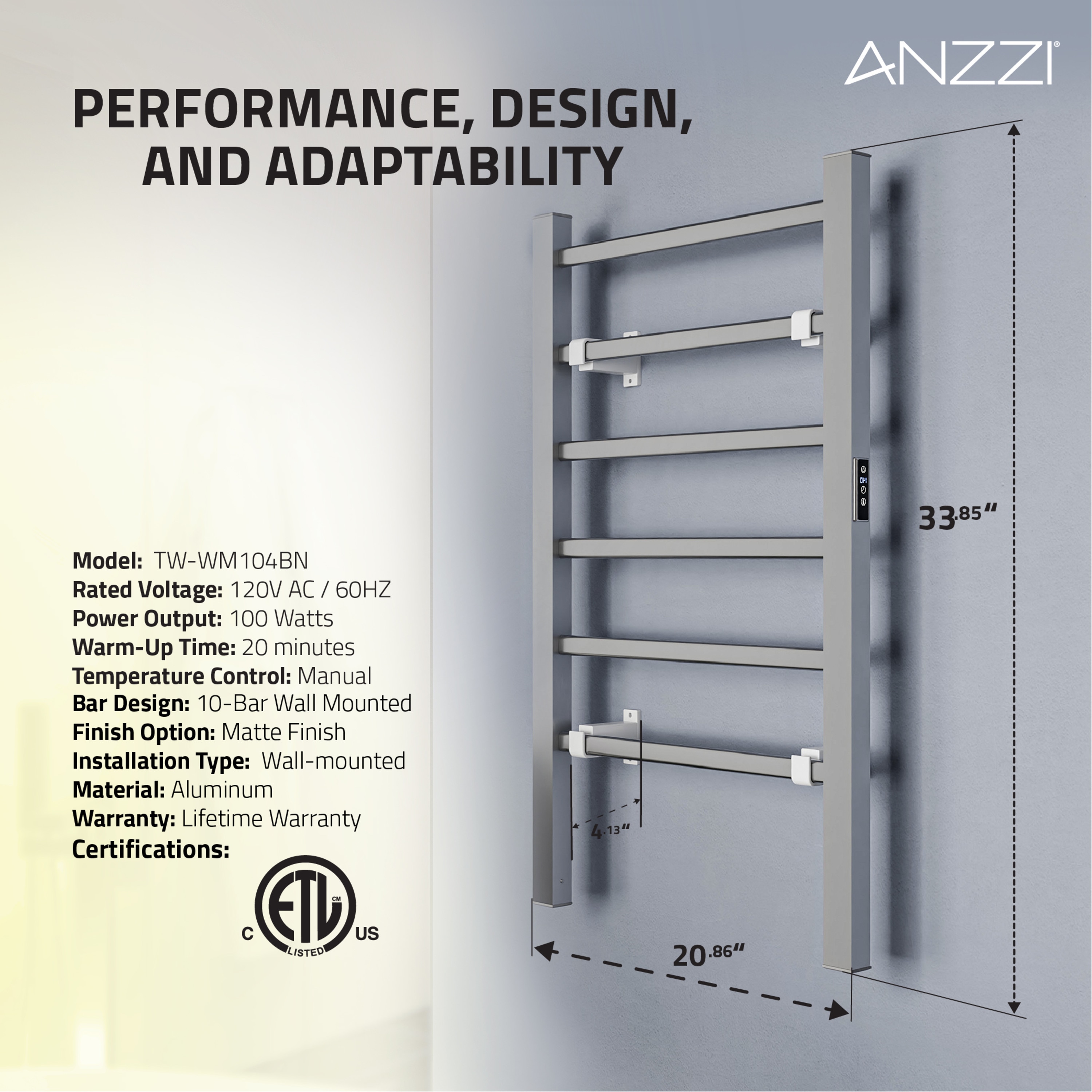 ANZZI TW-FS103AL Towel-Warmers - View #16