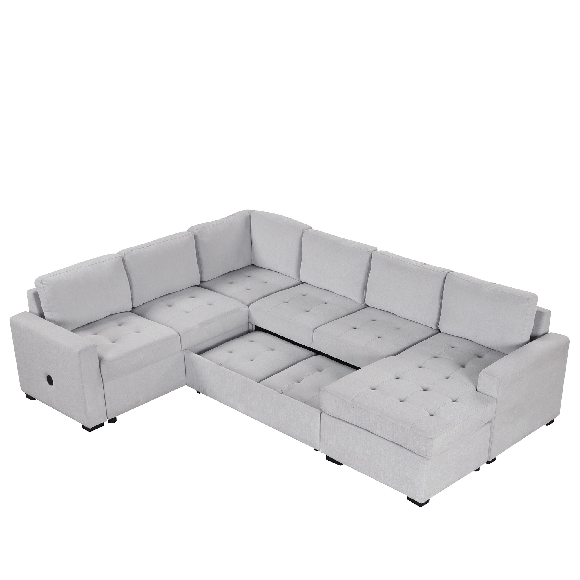 SINOFURN SYA020329GY Sofas-Loveseats - View #2