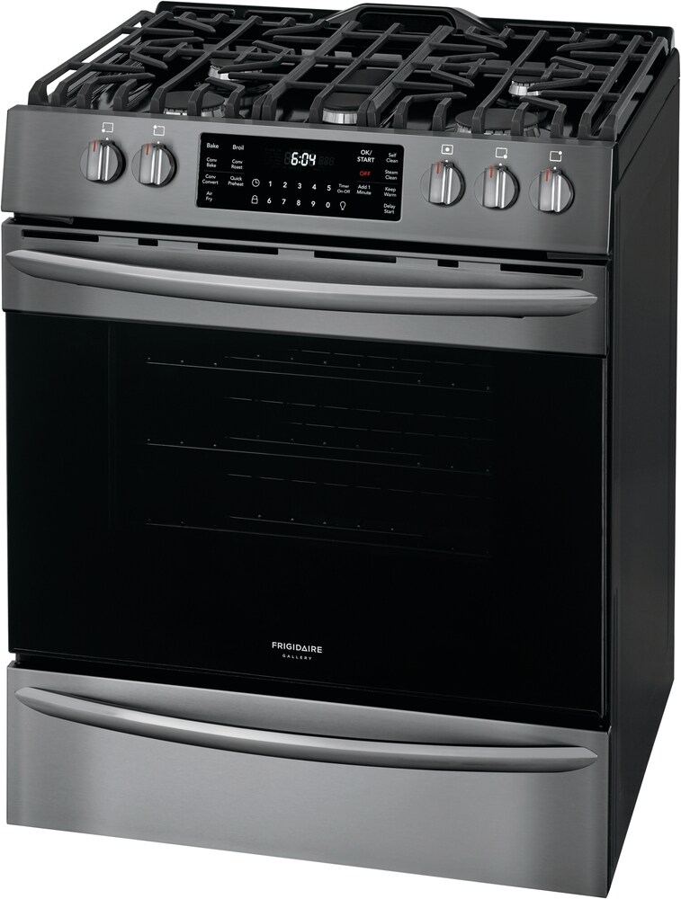 Frigidaire Gallery 5.6 Cu. Ft. Freestanding Gas Convection Range with Self- Cleaning and Air Fry Stainless Steel FGGH3047VF - Best Buy