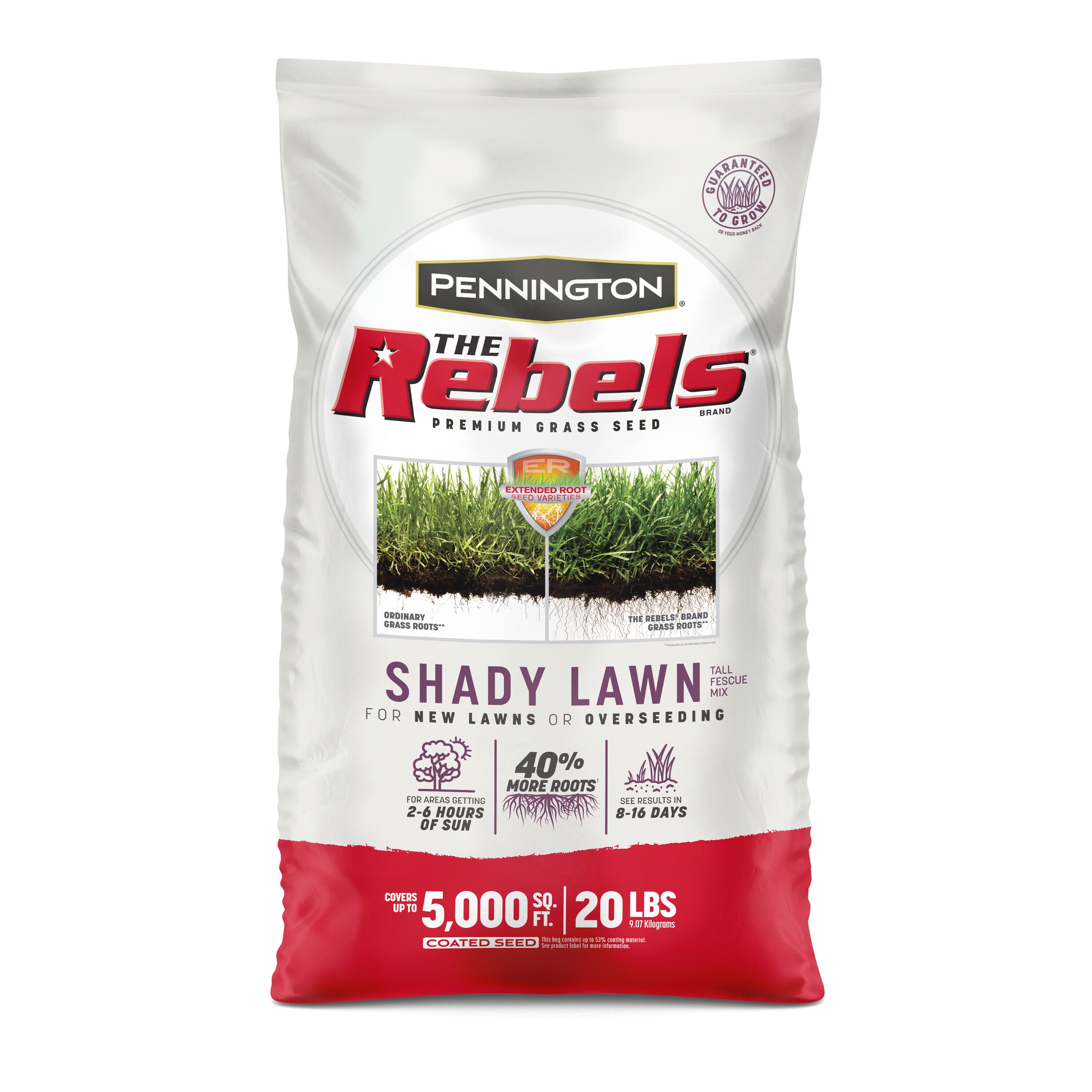 Pennington 2149602286 The Rebels 20-lb Mixture/Blend Grass Seed
