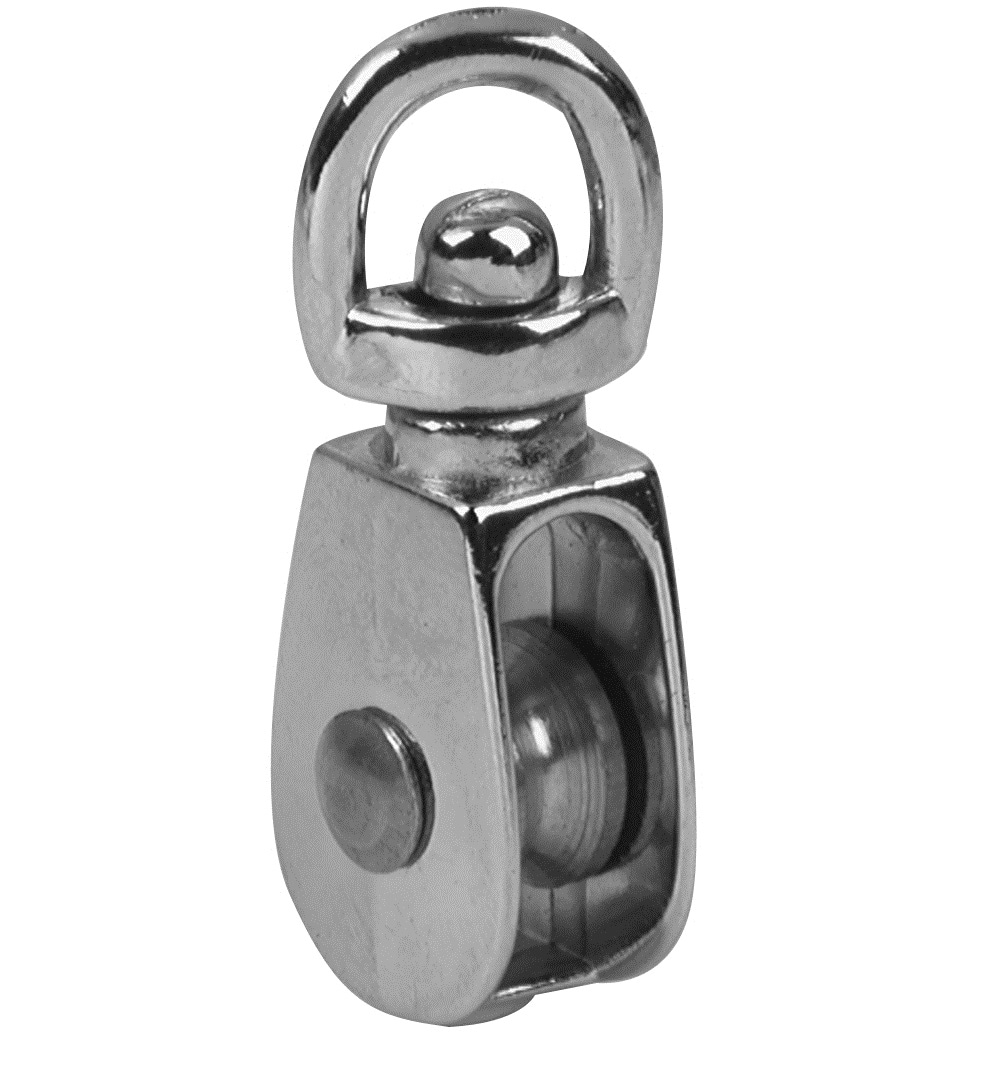 Covert Single Rope Swivel Eye Pulley in the Pulleys department at