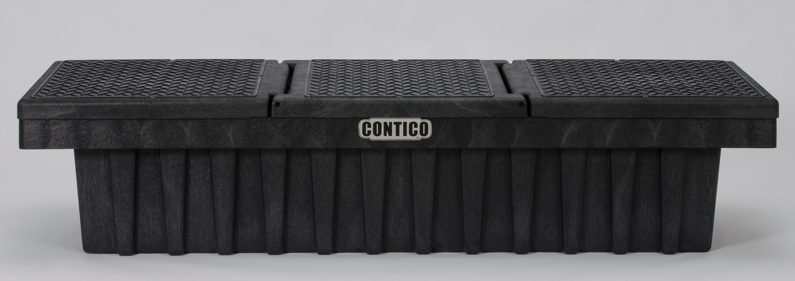 CONTICO 71.25-in x 21.5-in x 16.25-in Black Plastic Truck Tool Box