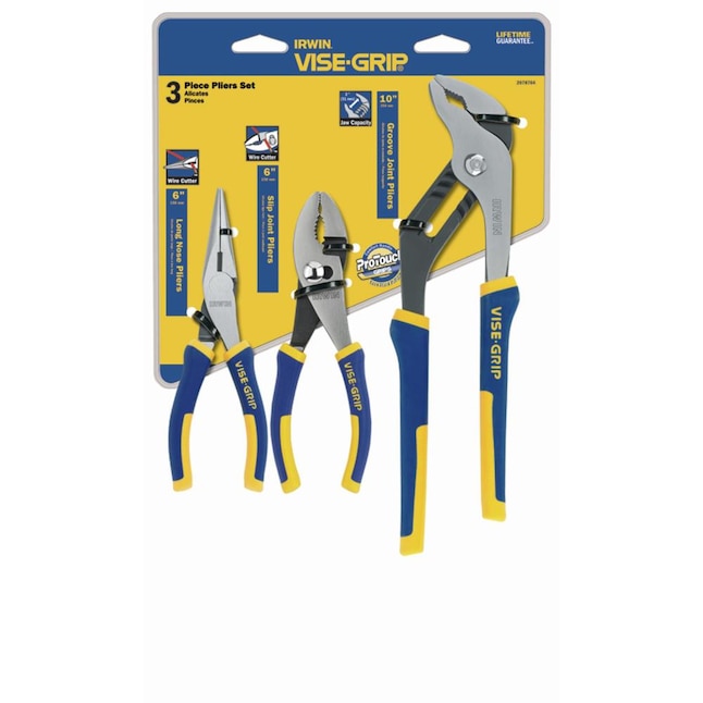 IRWIN 10-in VISE-GRIP ProPliers Groove Joint Straight Jaw Pliers IRWIN 10-in VISE-GRIP ProPliers Groove Joint Straight Jaw Pliers
