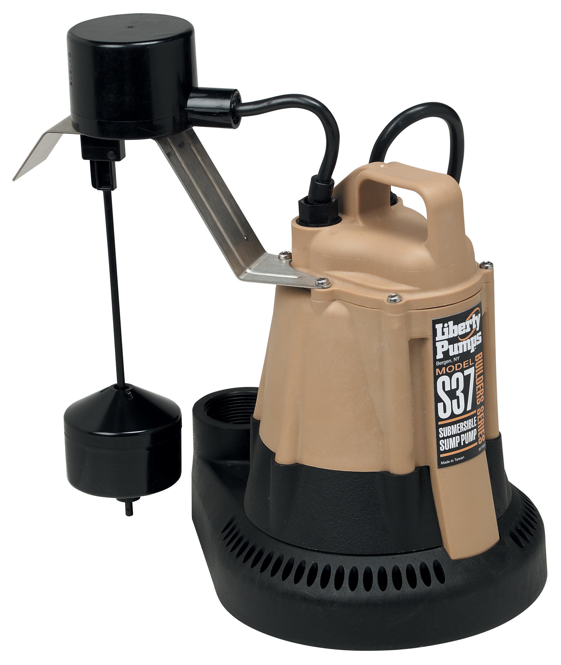 Liberty Pumps - 1/3-HP 115 -Volt 45-GPM Cast Iron Submersible Sump Pump