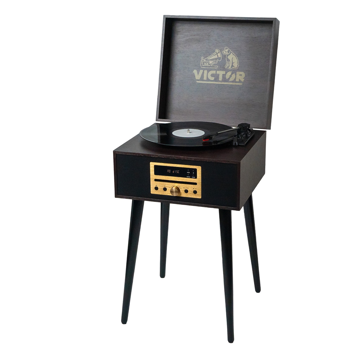 Victor VWRP-3500-ES Brown Turntable (record player)
