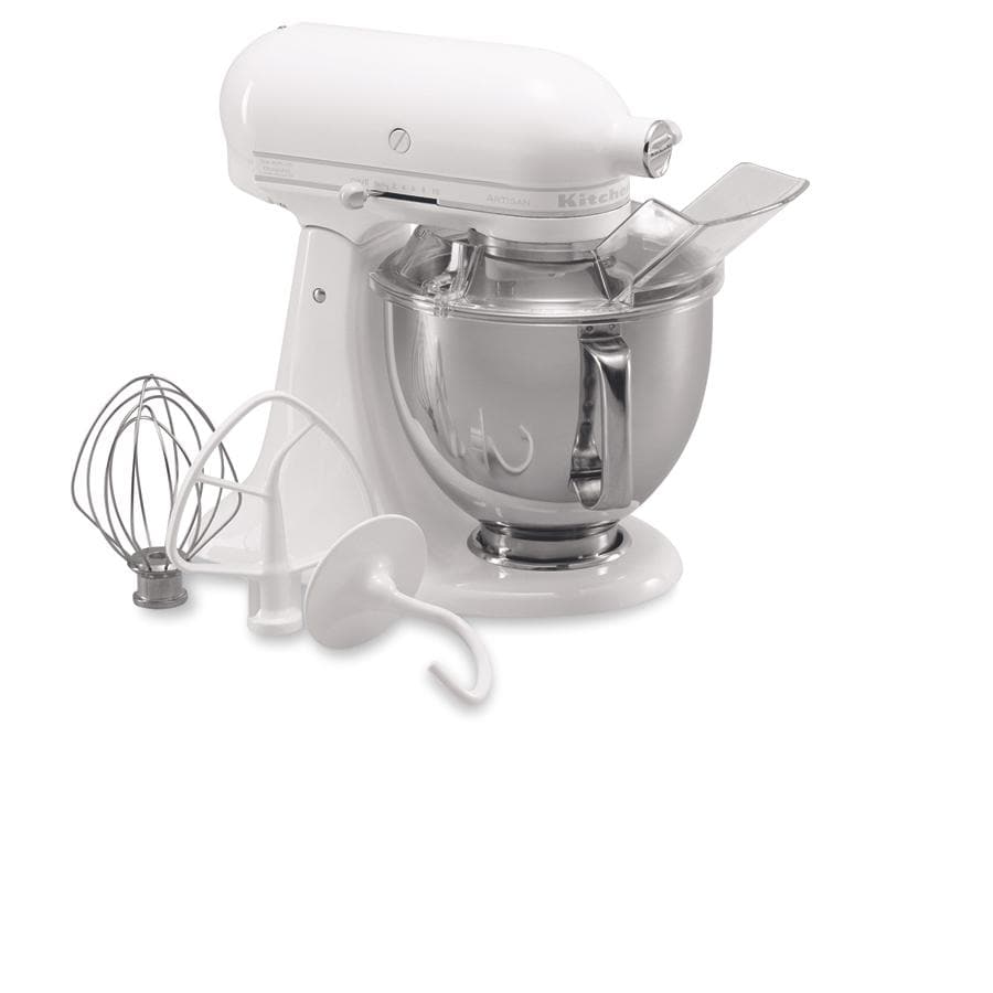 KitchenAid Stand Mixer Painted White 5-Qt. Stainless Steel Mixing