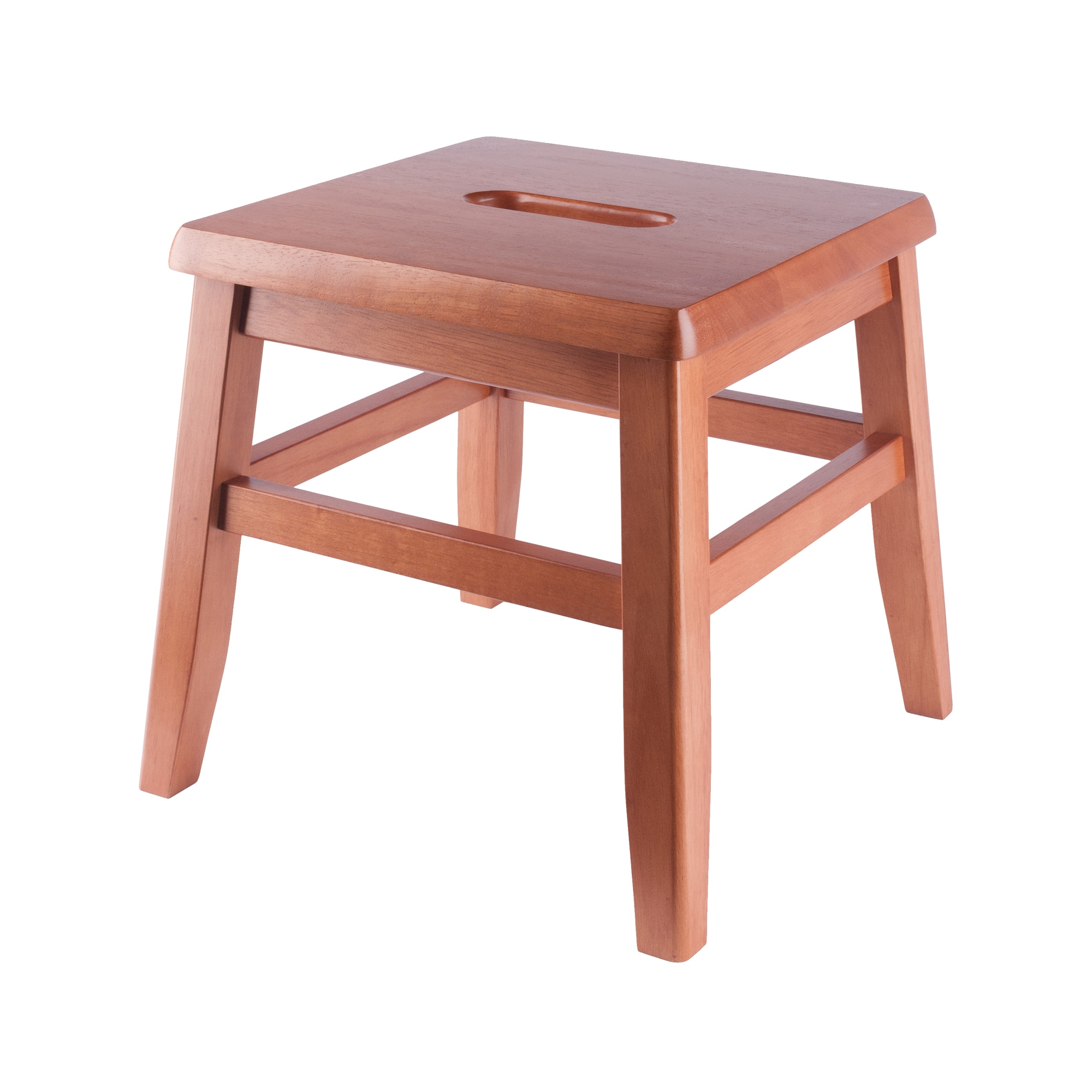 Rustic Gray Solid Wood 12" Conductor Stool Set
