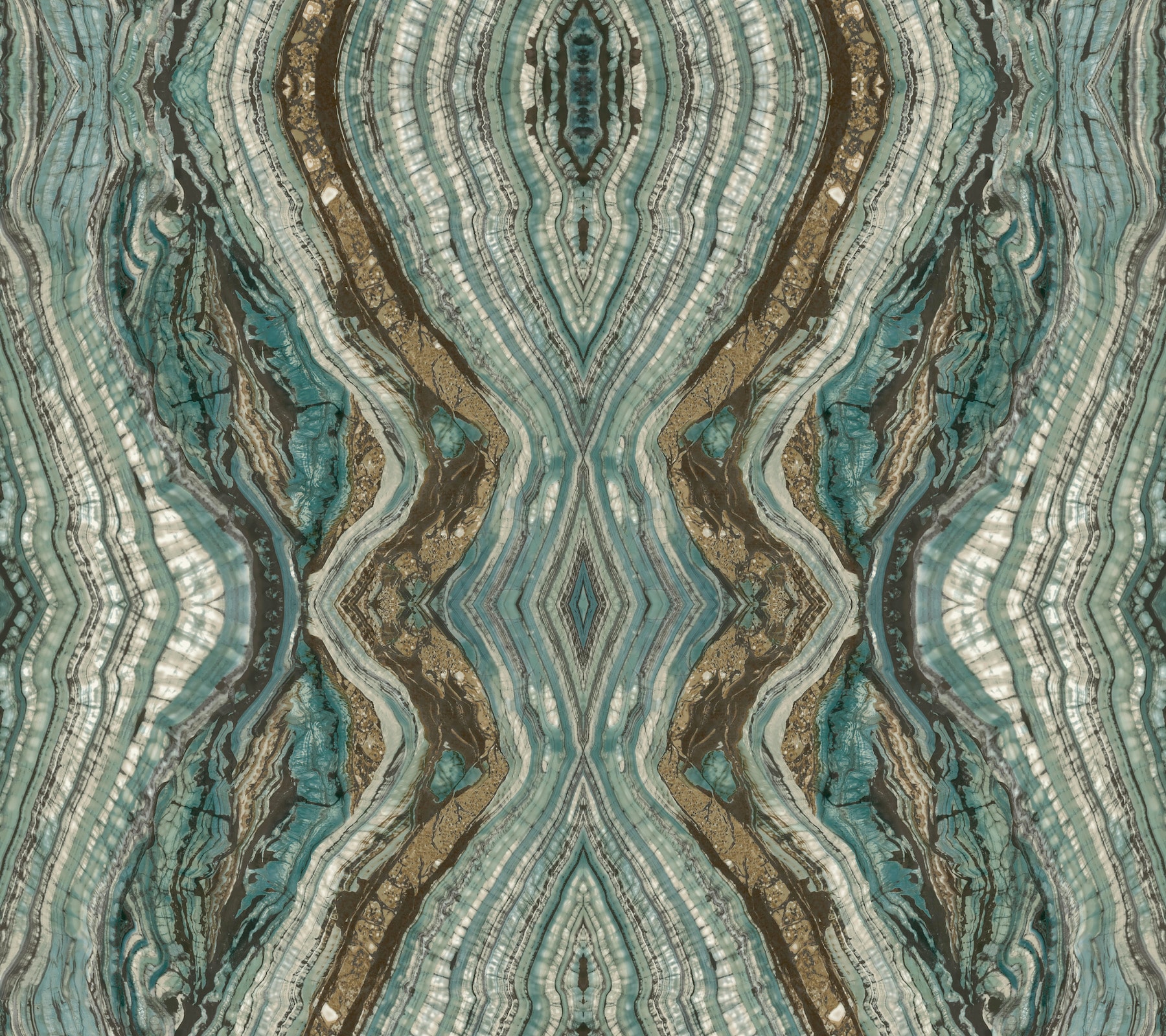 York Wallcoverings OG0559 Antonina Vella Elegant Earth 60.8-Sq. Feet Teal Paper Abstract Unpasted Wallpaper