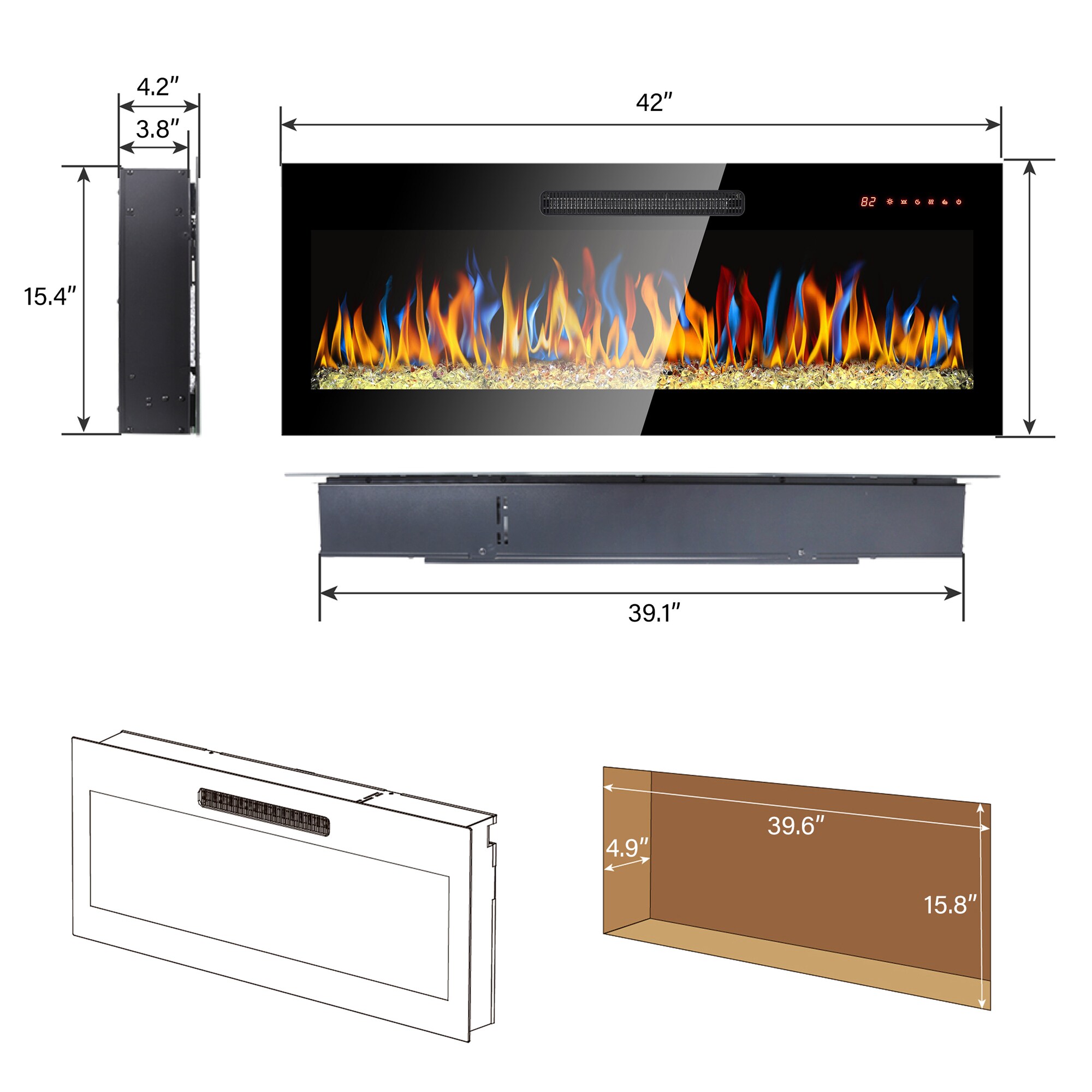 Gaierptone CRXDEIXR0FT Electric-Fireplaces - View #13