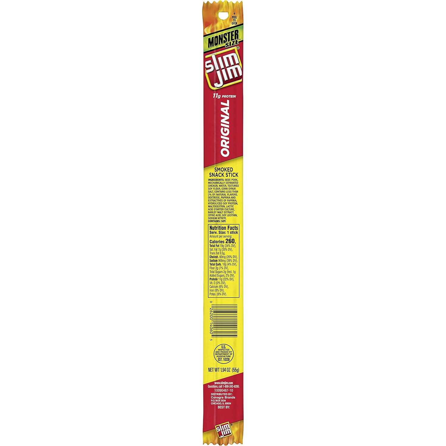 Slim Jim SJMO18 1.94-oz Meat snacks