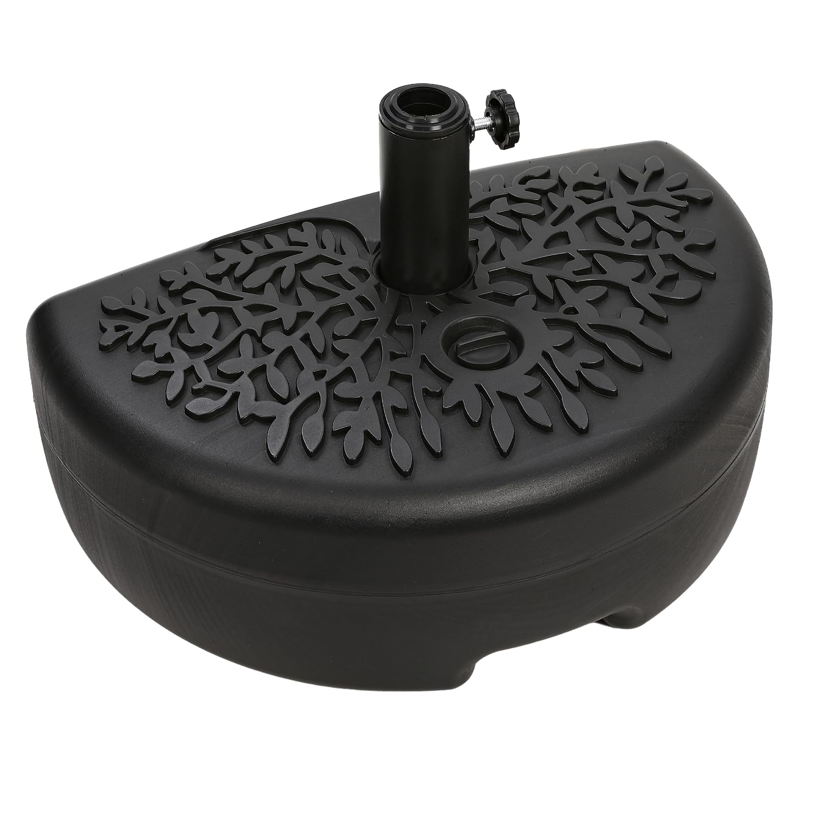 Garvee Half Round HDPE Patio Umbrella Base Fillable With Water Sand ...