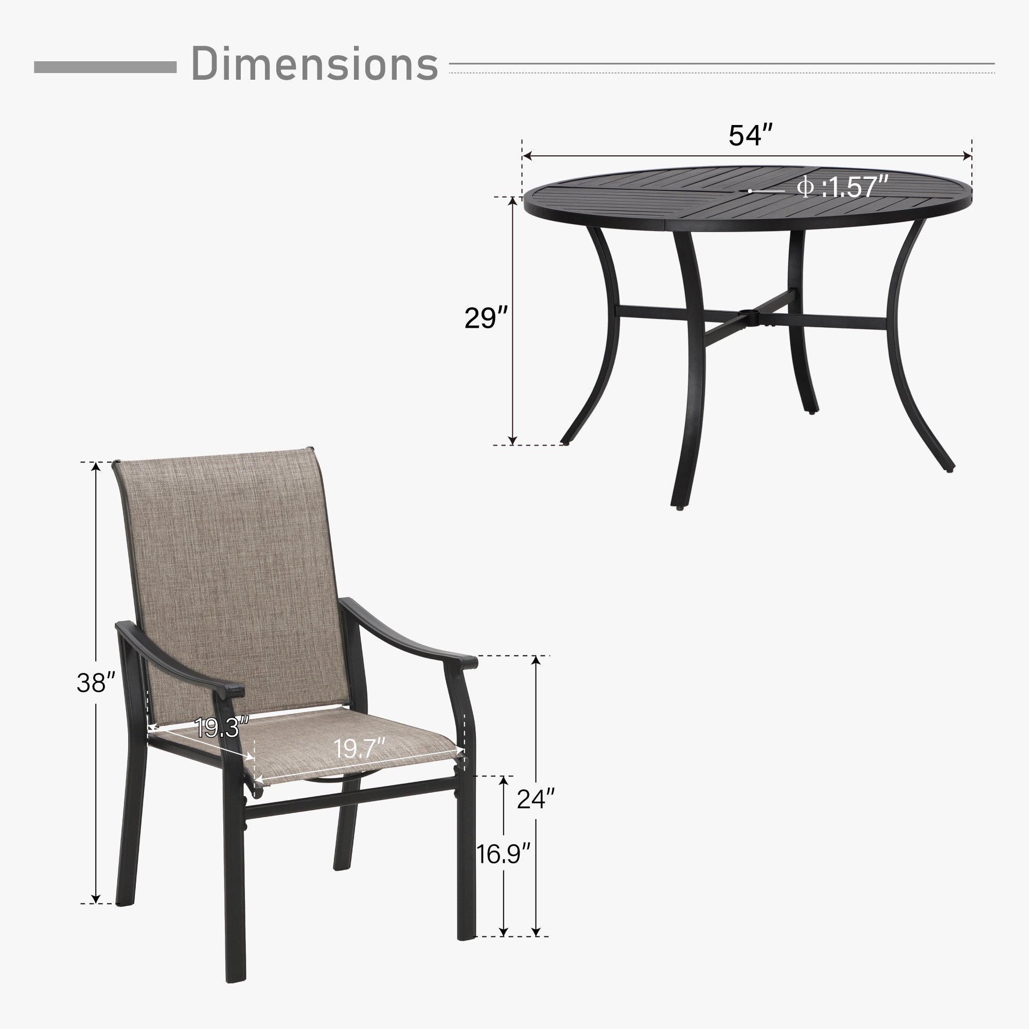 Sunshine Valley TC7-165-409B Patio-Dining-Sets - View #10