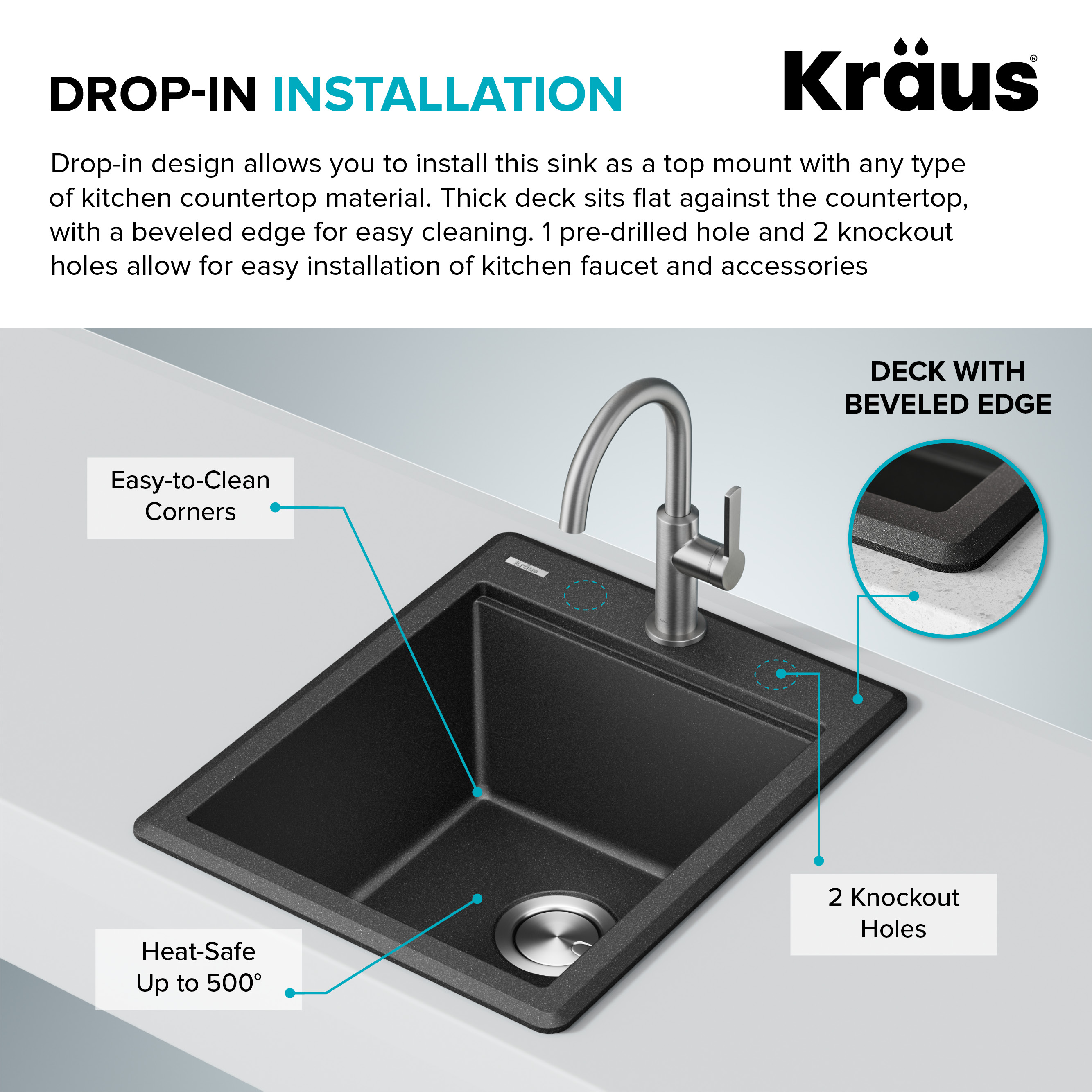 Kraus KGTW12-18MBR Bar-Prep-Sinks - View #7