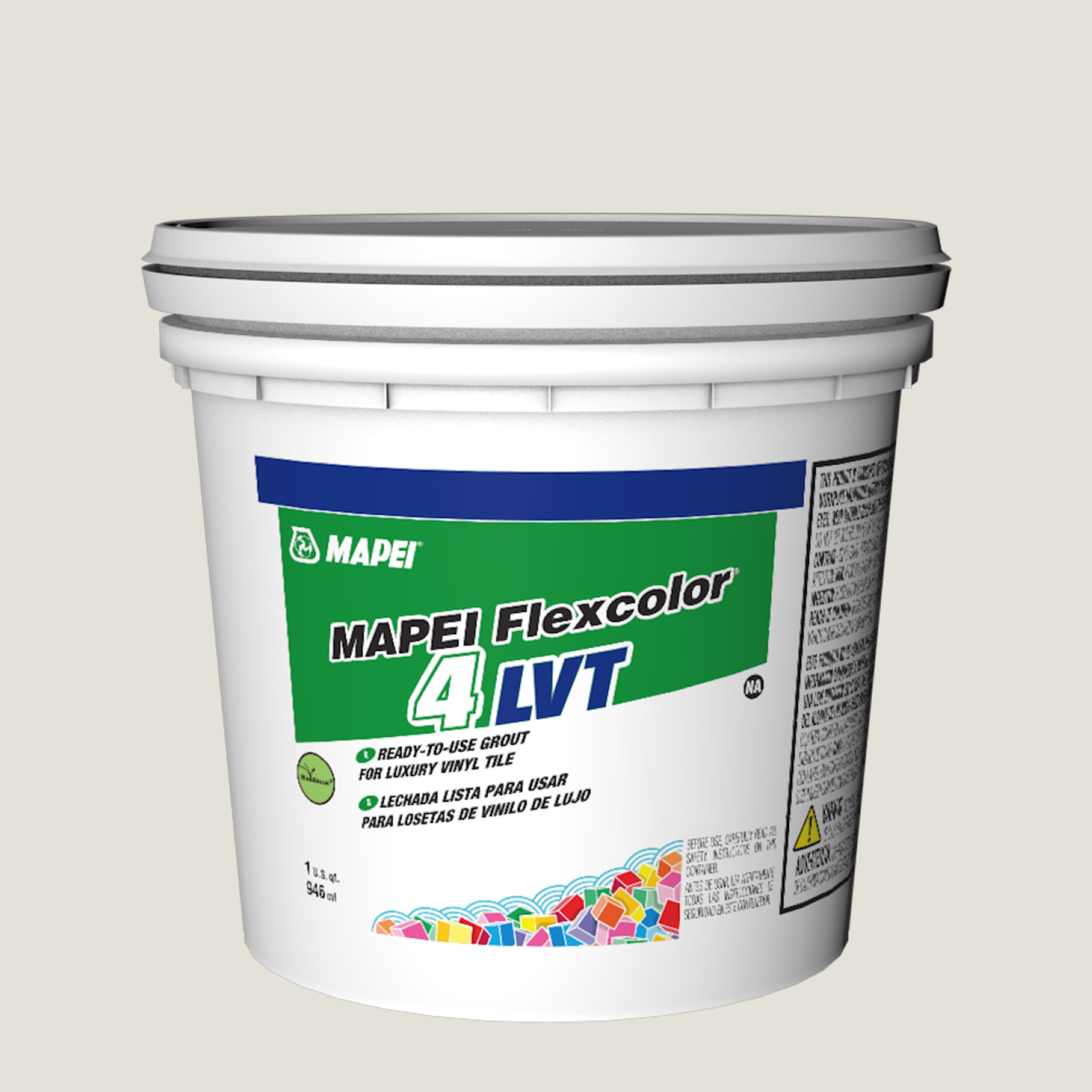 MAPEI 4KH522026 Flexcolor LVT Eggshell #5220 Sanded Acrylic Premix Grout (1-Quart)