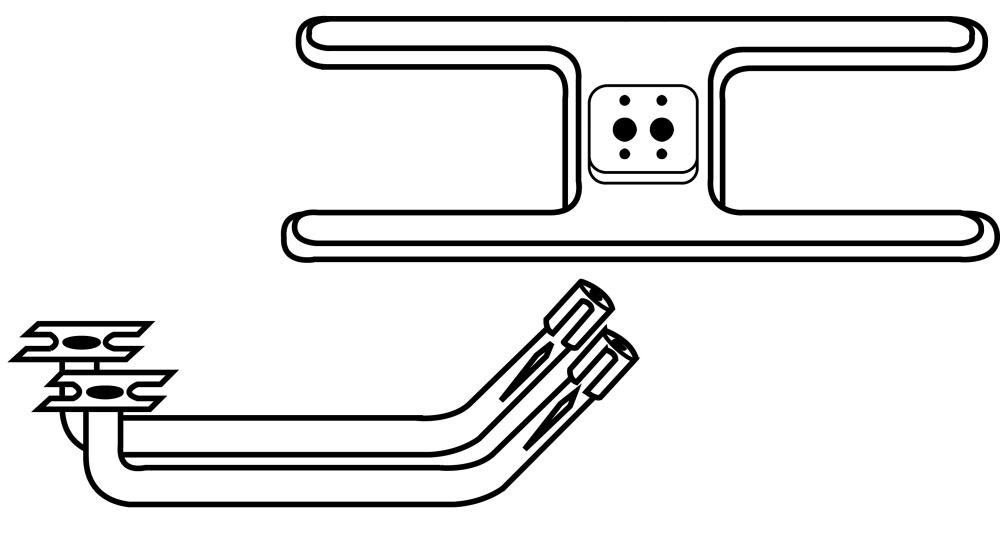 Heavy Duty BBQ Parts 10602-72902 19.5-in Stainless Steel Bar Burner
