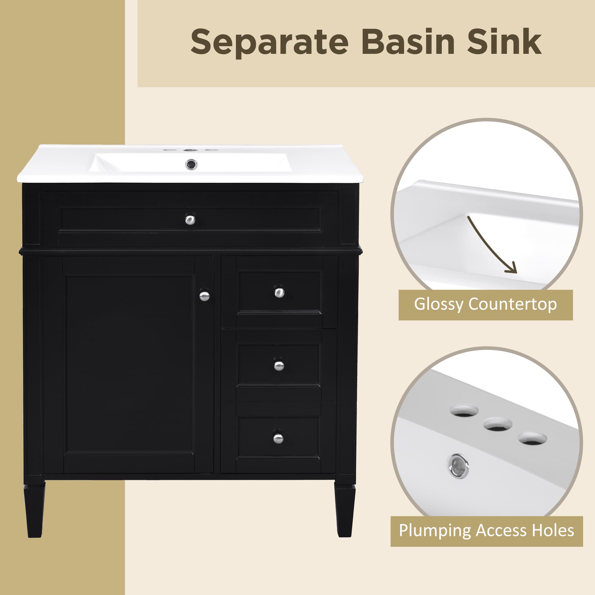 Vynxaria LEXY1343-DJYS-SZT113 Bath-Vanity-Combo - View #6