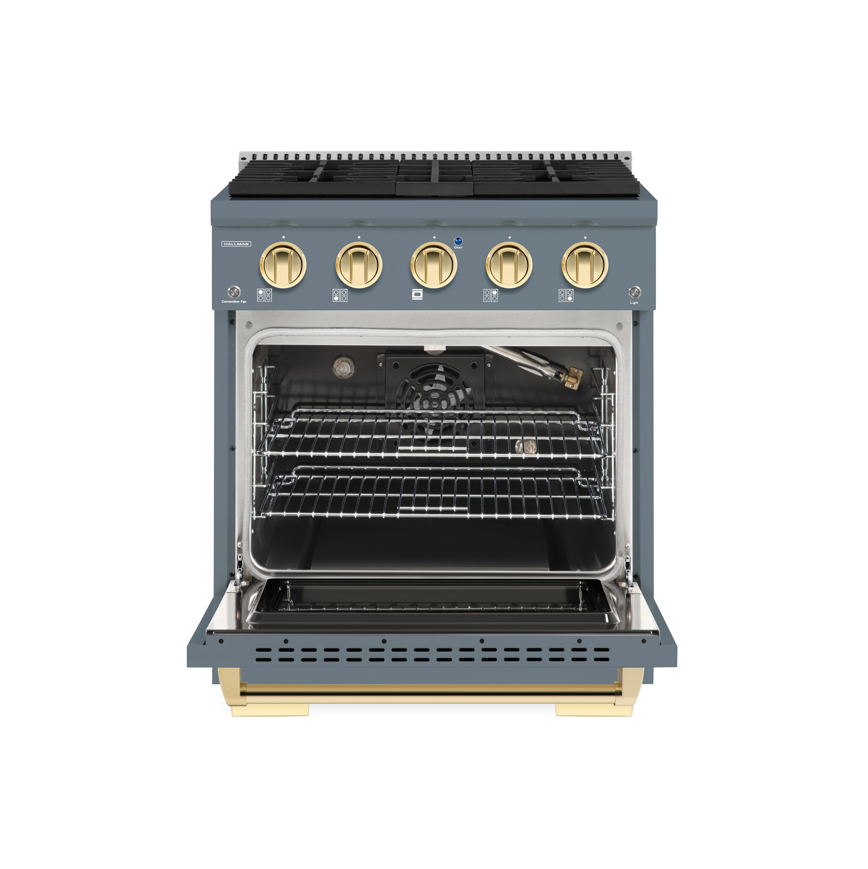 Hallman HBRG30BSGR Freestanding-Gas-Ranges - View #5