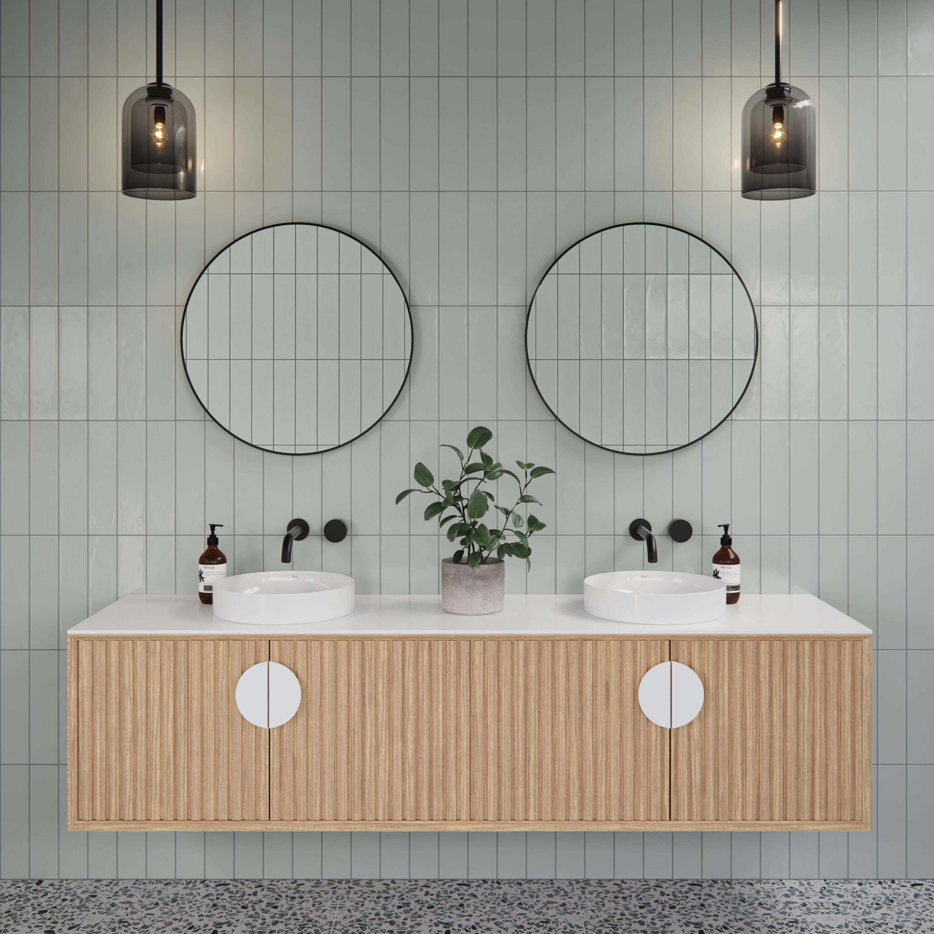 Glass Warehouse MF-R-24-B Decor-Mirrors - View #3