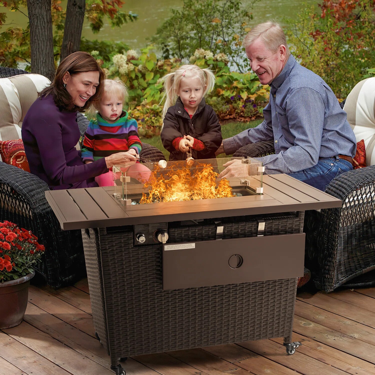 Stainless steel Gas Fire Pits at Lowes.com