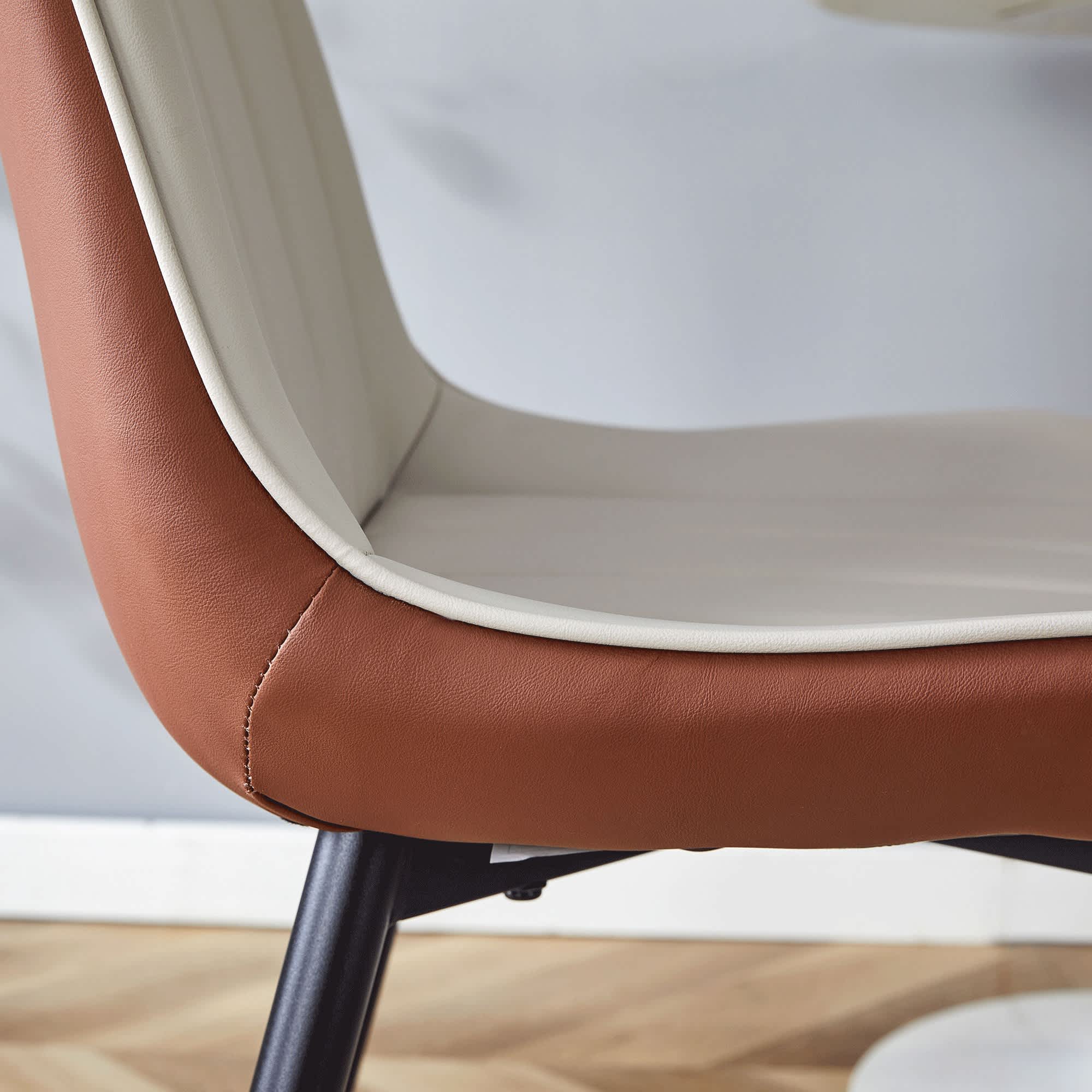 Vynxaria LEXY0050-DJCY-4BRW Dining-Chairs - View #10