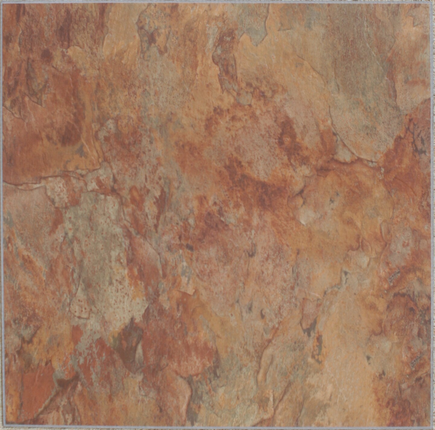 Novalis CA3821 Copper Slate Vinyl Tile Flooring (22.5-sq ft/case)