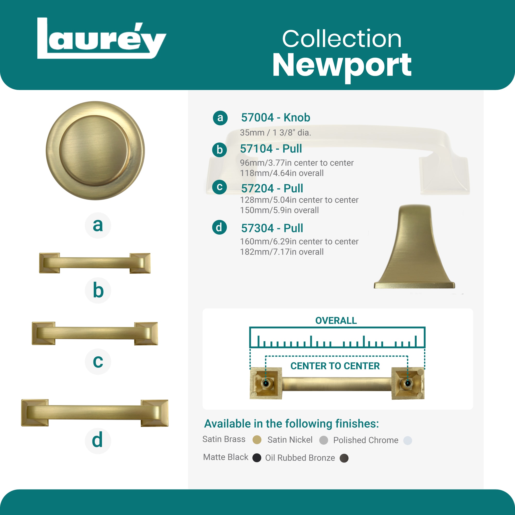 Laurey 57266 Cabinet-Pulls - View #6