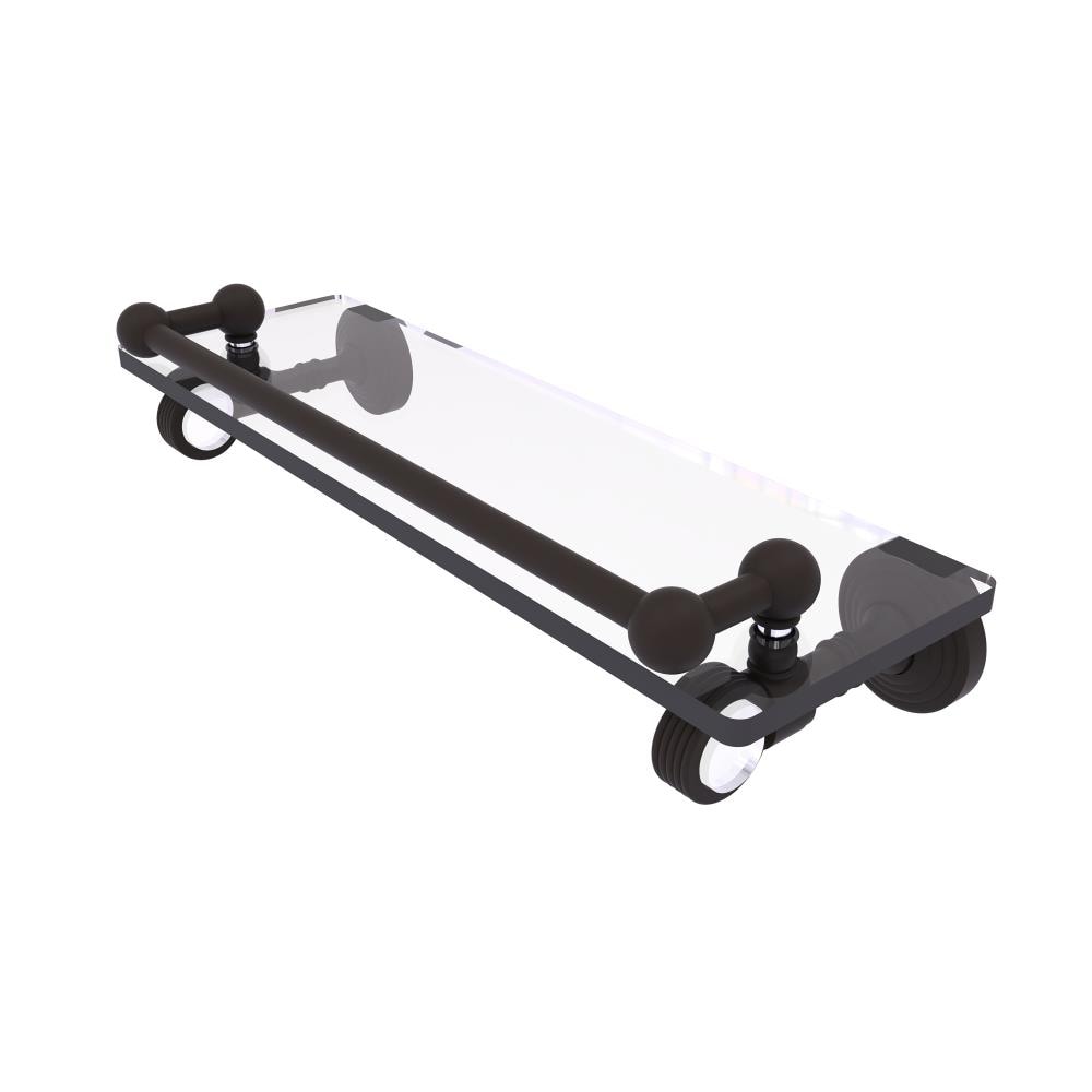 Allied Brass PG-1G-16-GAL-ORB Pacific Grove Oil Rubbed Bronze Wall mount Bathroom Shelf ( 16-in x 3.5-in x 5-in )