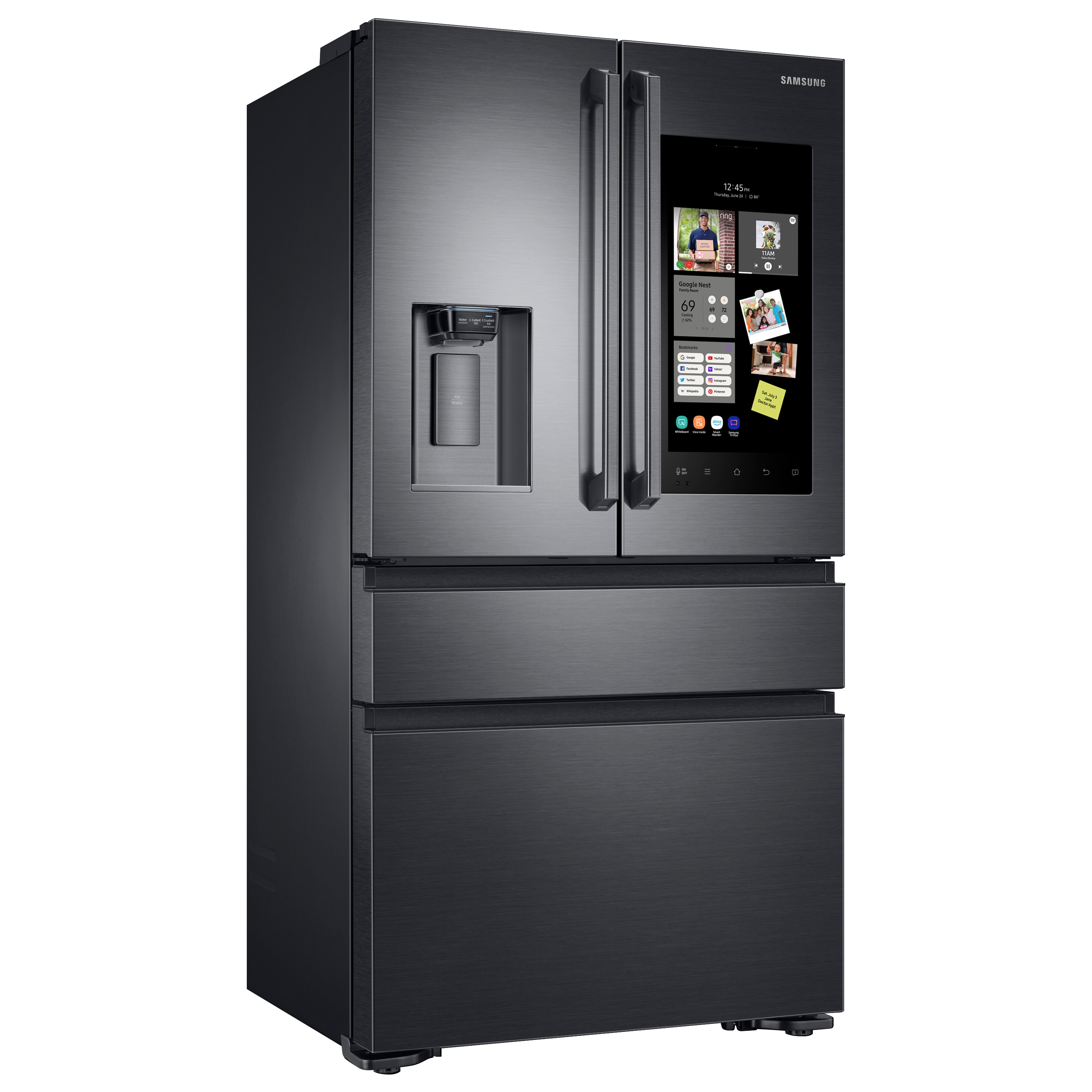 samsung family hub 22.2 cu ft 4 door