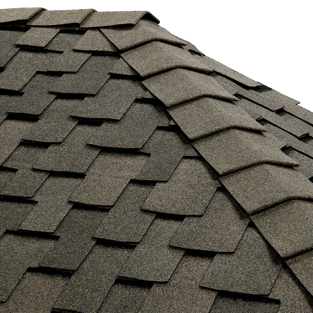 GAF 0893715 Timbercrest Bullnose Sagewood Sequoia Hip Ridge Roof Shingles ( 20-lin ft per Bundle )