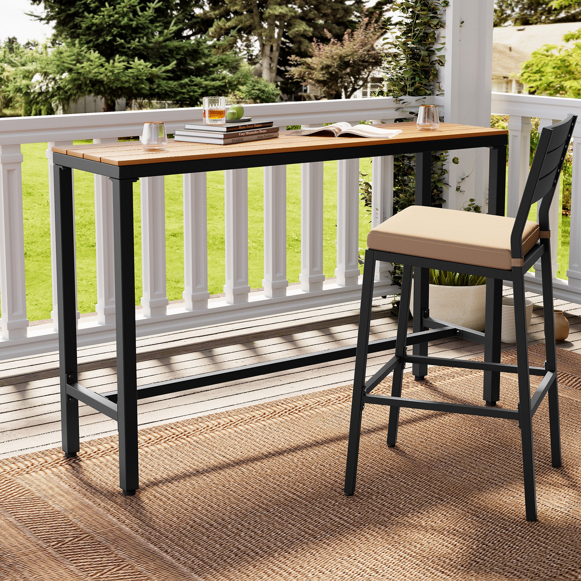 Crestlive Products CL-TB034BRN140 Patio-Tables - View #11