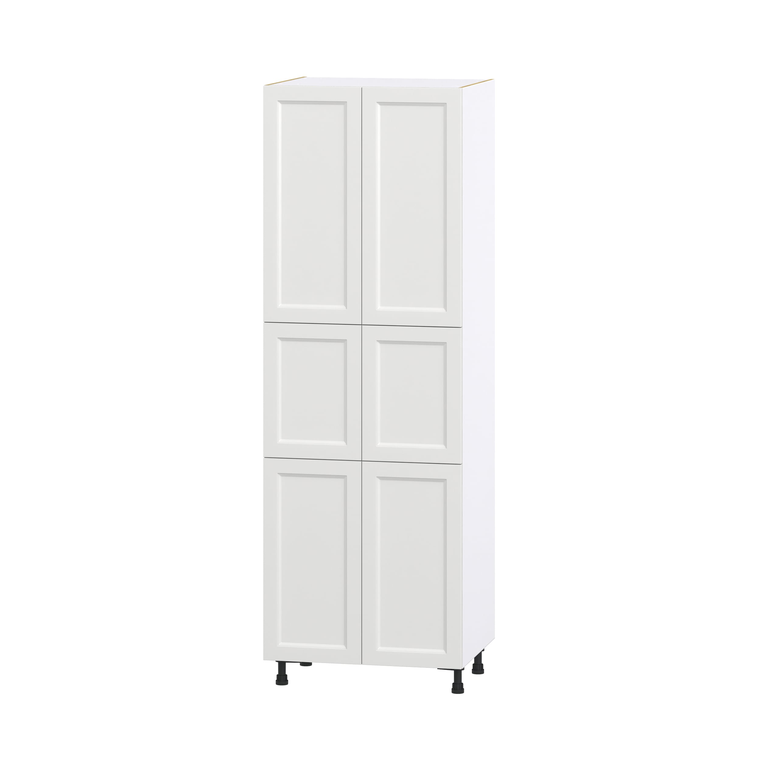 Hugo&Borg DST302489.5-RI Riviera 30-in W x 89.5-in H x 24-in D Bright White Pantry Fully assembled Cabinet (Recessed Panel Shaker)