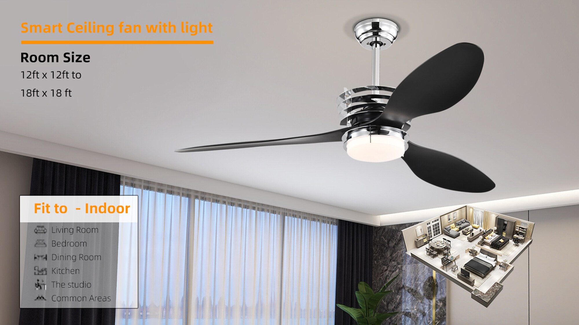 SINOFURN SYB570112BK Ceiling-Fans - View #8