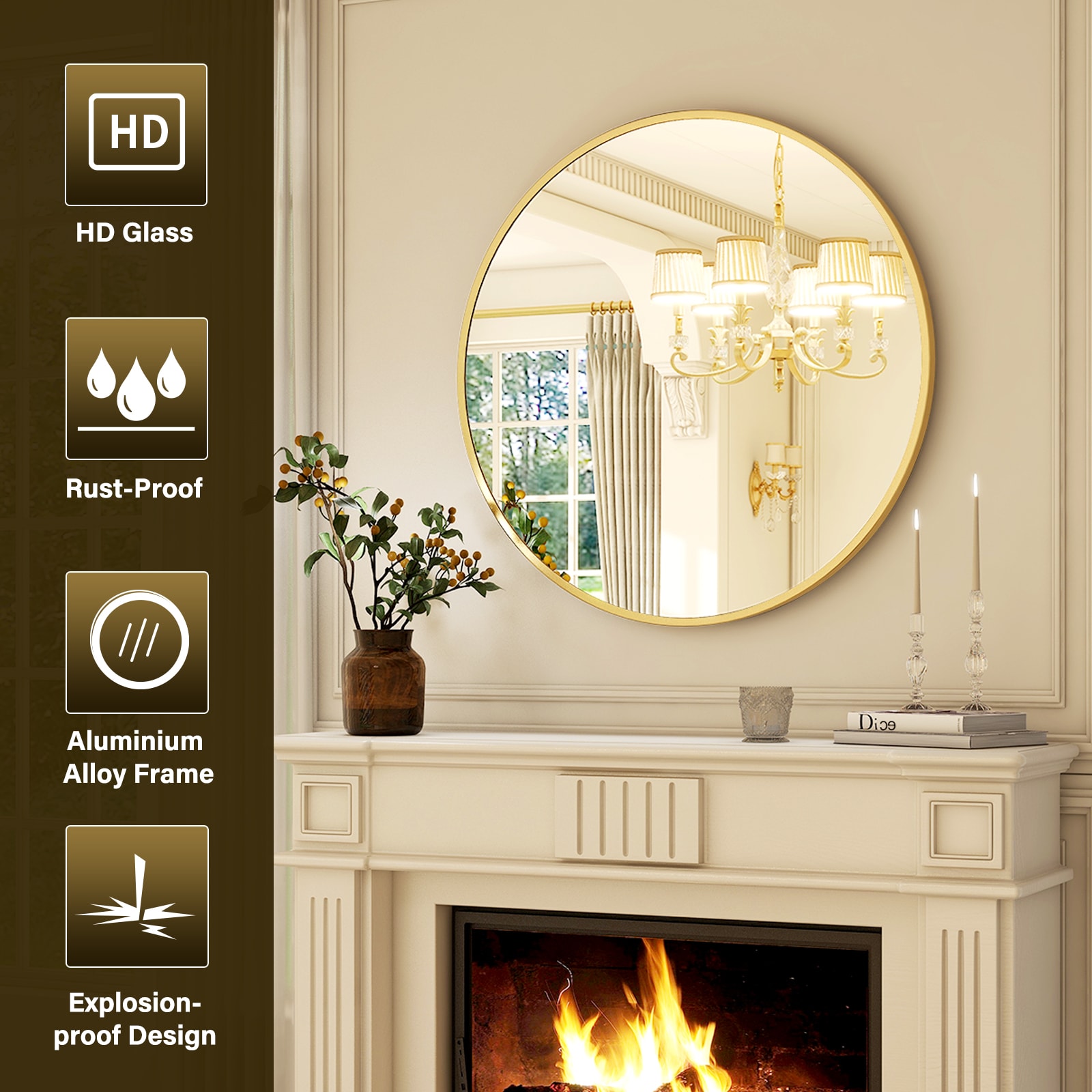 BEAUTYPEAK RM24G Decor-Mirrors - View #7