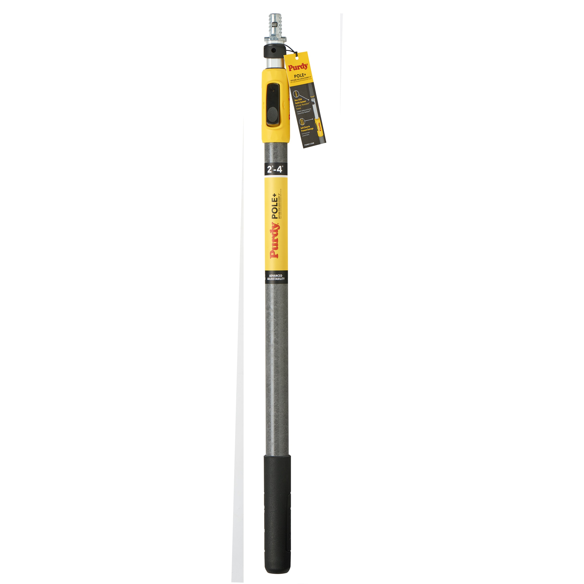 Purdy 14P240024 2-ft to 4-ft Pole+ Telescoping Fiberglass Extension Pole
