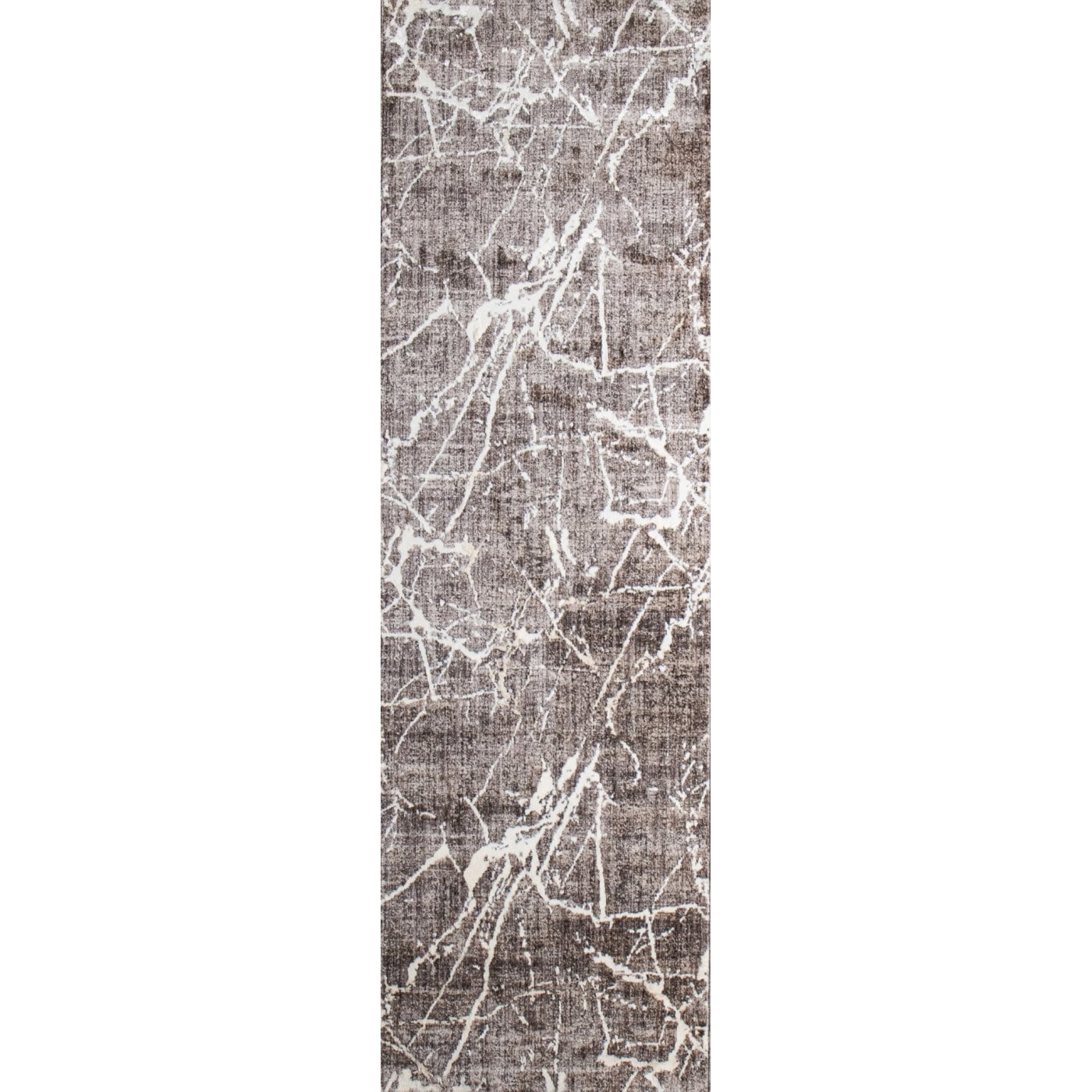 Bashian 649652331546 Montrose 3 x 8 (ft) Loomed Beige Rectangular Indoor Abstract Runner rug