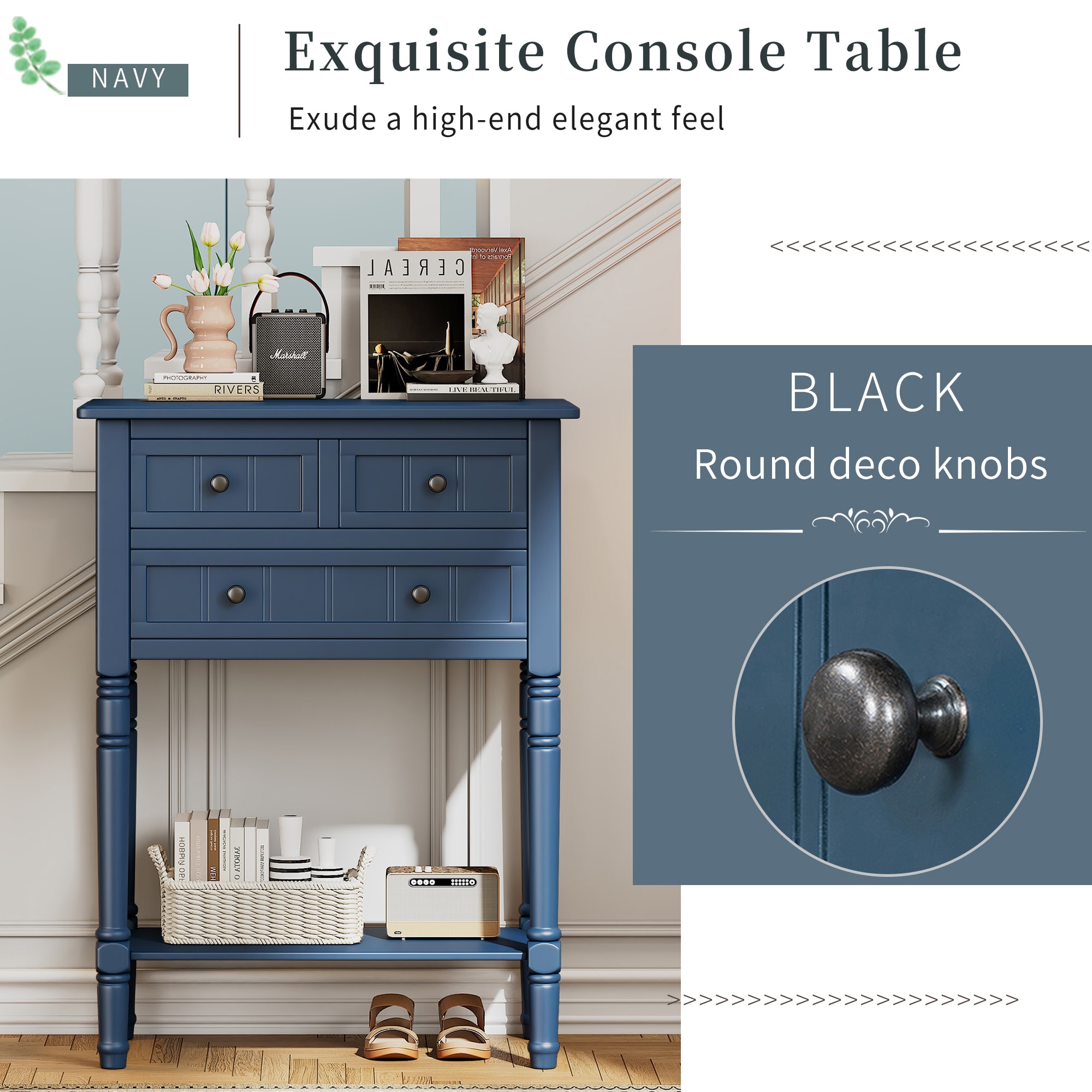 ModernLuxe N715P180478M Console-Sofa-Tables - View #6
