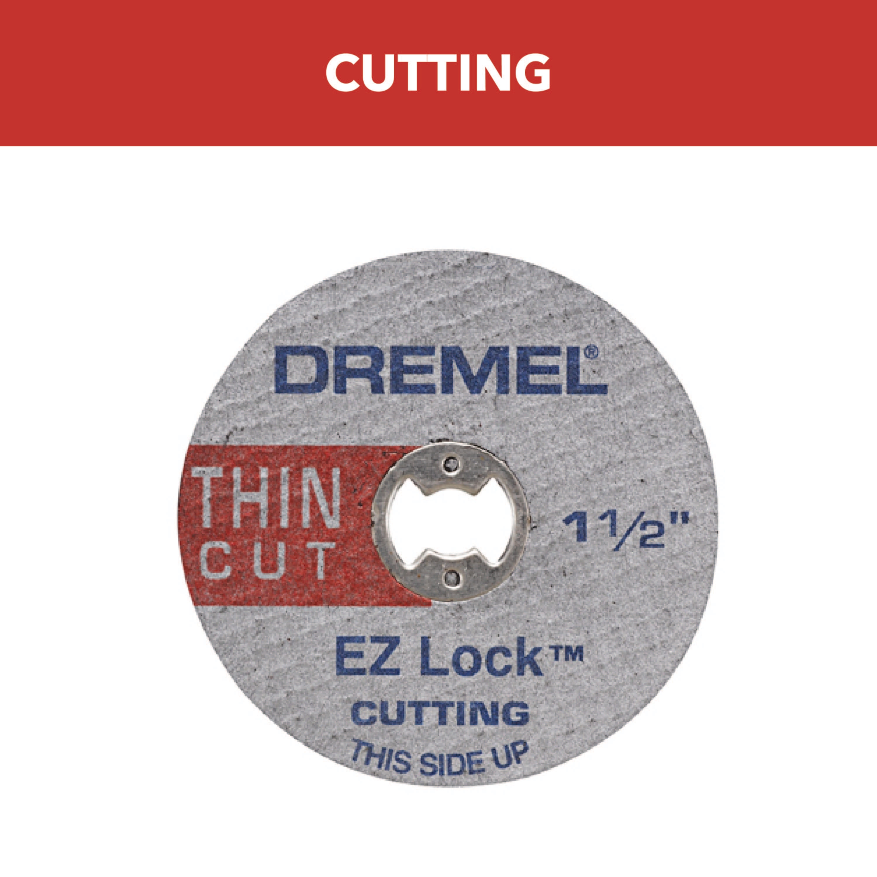 Dremel EZ-Lock 5-Piece Aluminum Oxide 1-1/2-in Cutting Wheel Accessory in the Rotary Tool Bits & Wheels at Lowes.com