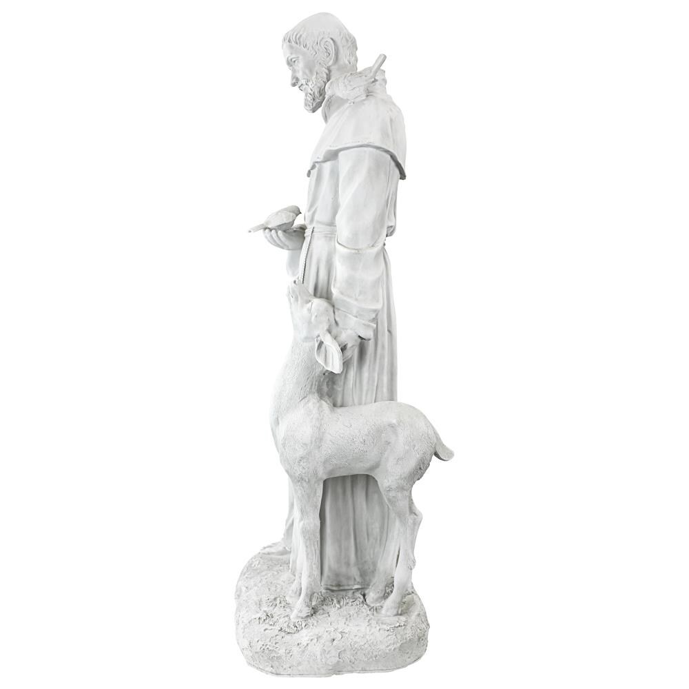 Design Toscano 37-in H x 14.5-in W Off-white Religion Garden Statue in ...