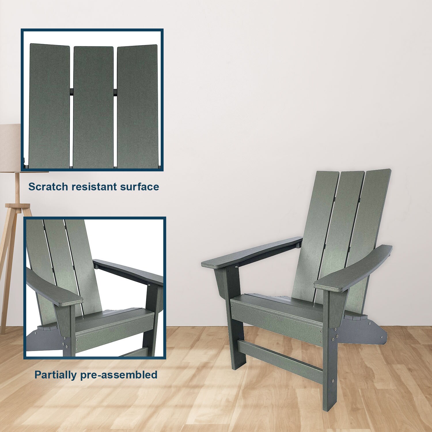 Shine Company 7623GY Patio-Chairs - View #6