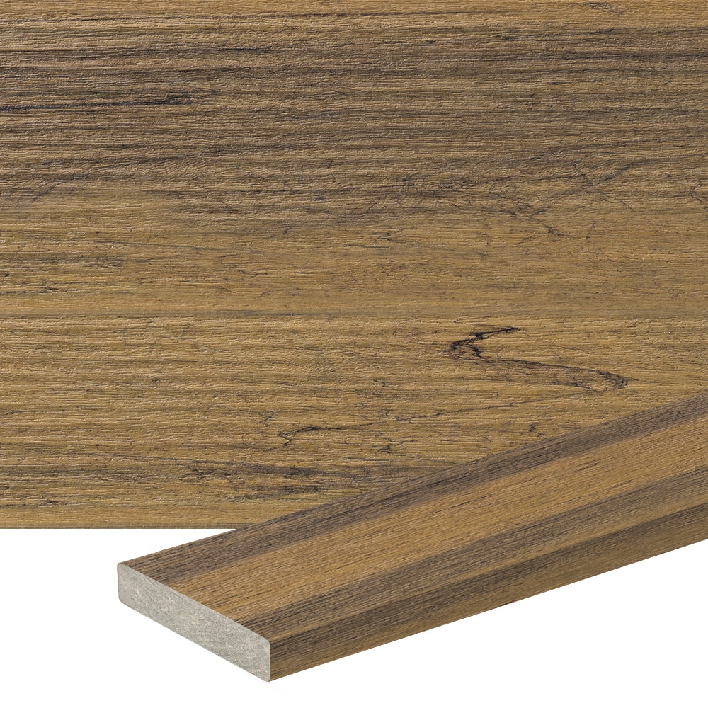 TimberTech LC5420TW Legacy 1-in x 6-in x 20-ft Tigerwood Square Composite Deck board