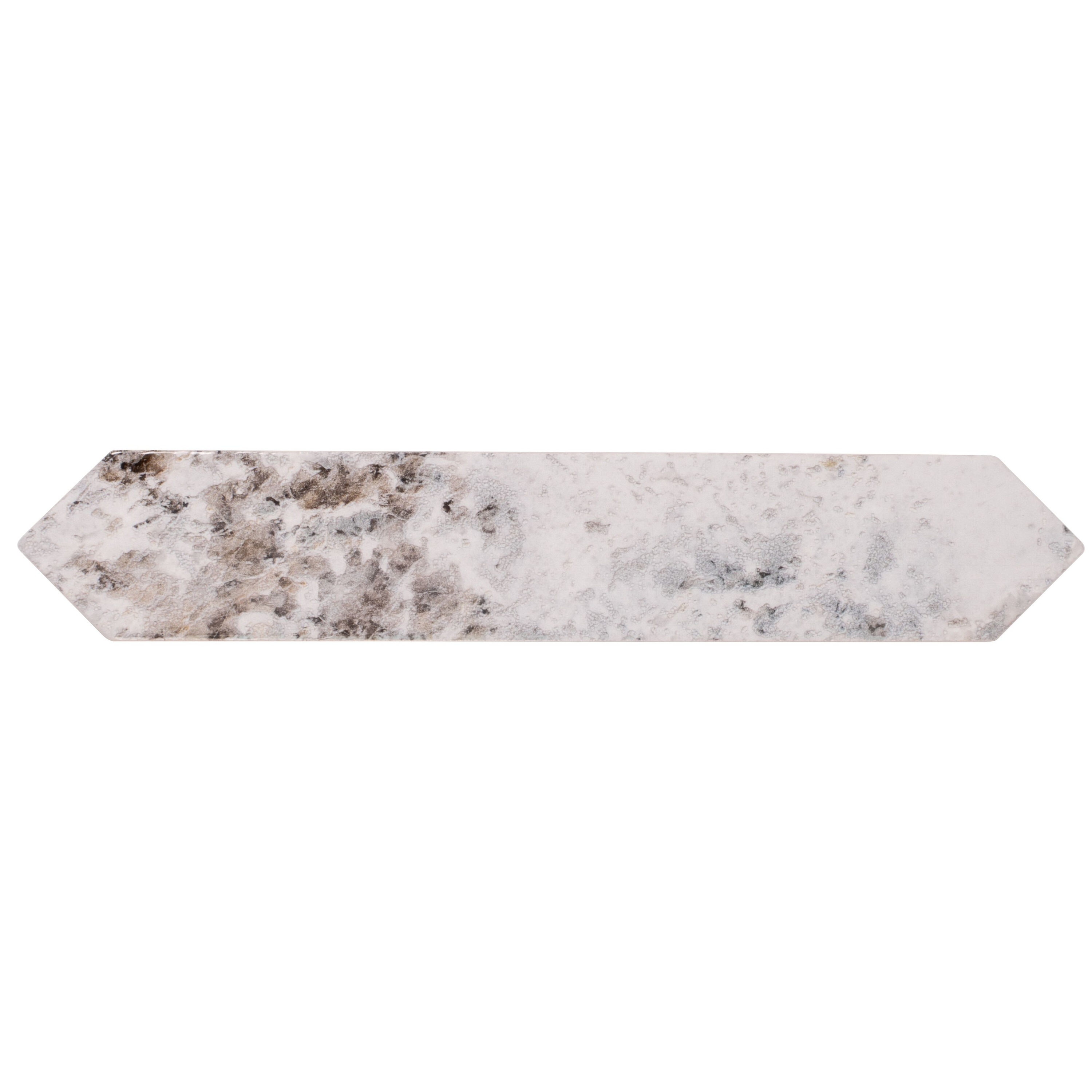 Apollo Tile PCD88RSTNAT Festa Cotton White 2-in x 10-in Glossy Ceramic Stone Look Floor and Wall Tile (2.37-sq. ft/ Carton)