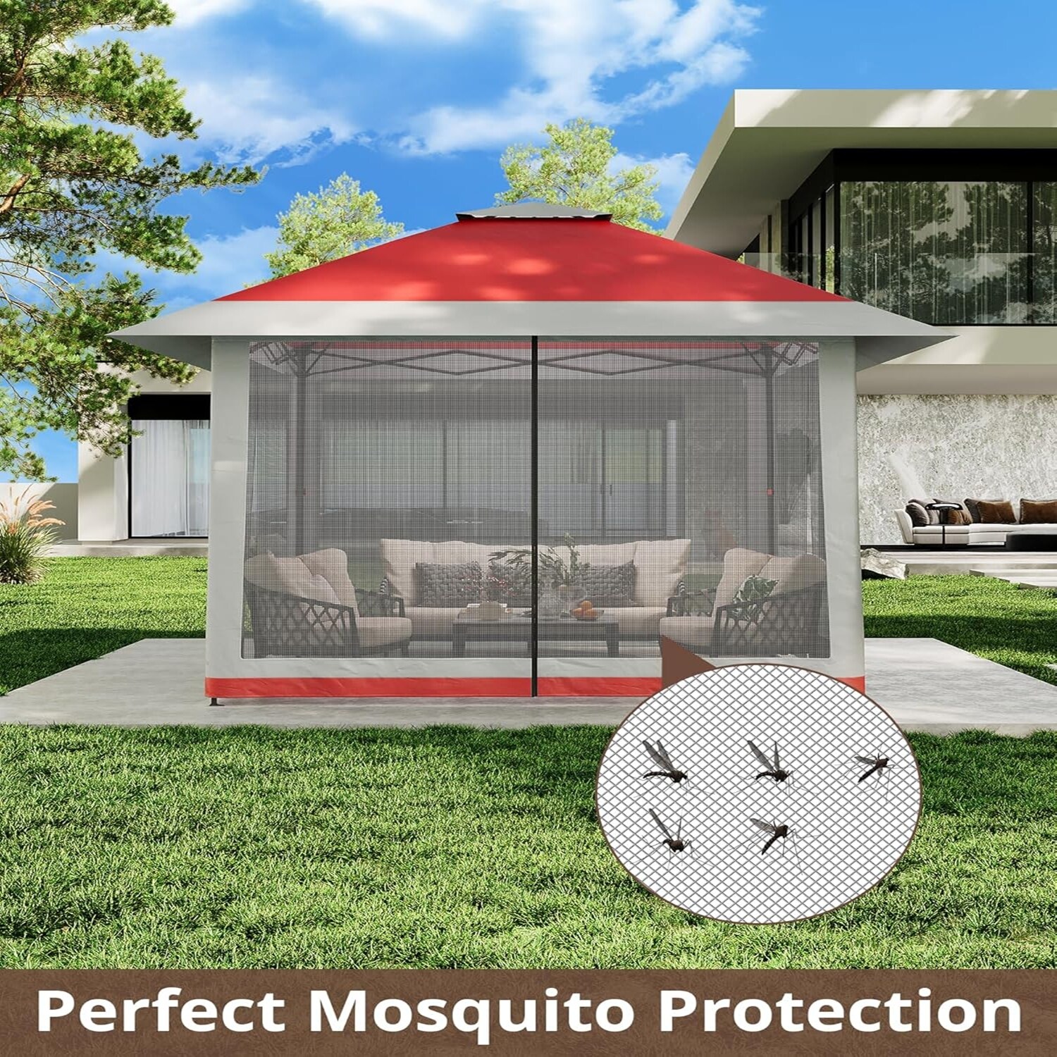 Qeetex LSHQQPHO-12C3LEW2 Replace-Porch-Swing-Glider-Tops - View #4