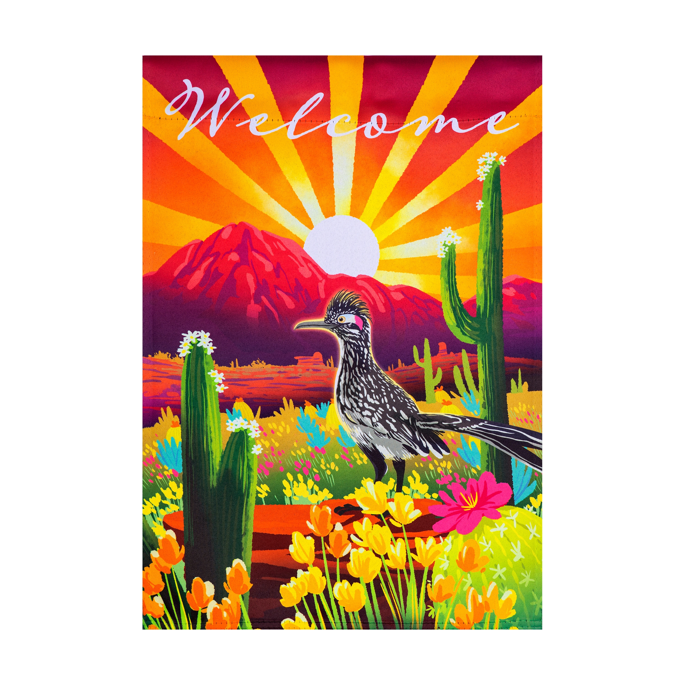Style Selections ZLW14S14476 1.25 W x 3.33 H Embroidered Garden flag Kit