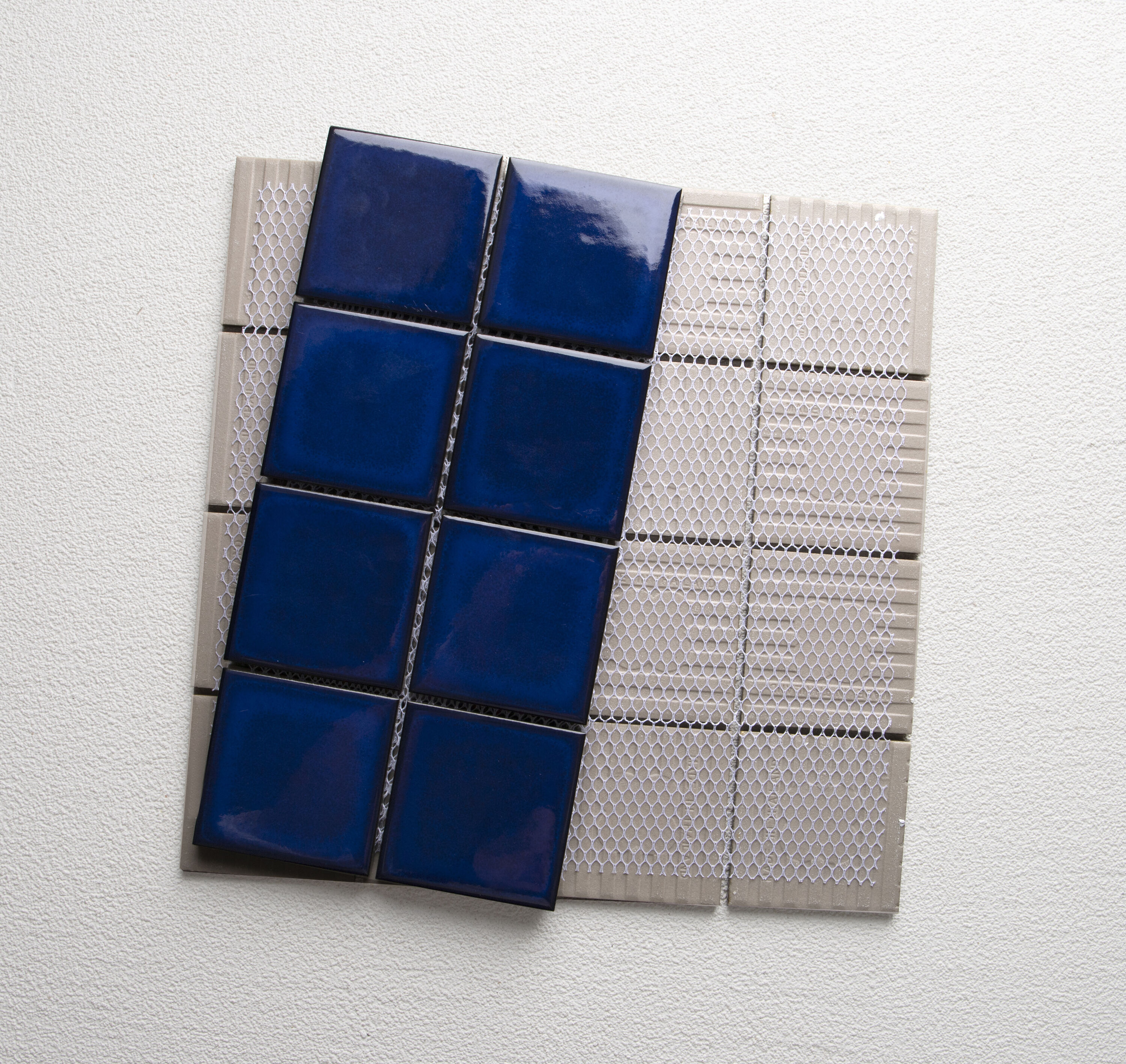 WS Tiles Sample - Deep Lagoon 3-in x 3-in Glossy Porcelain Wall Tile in ...