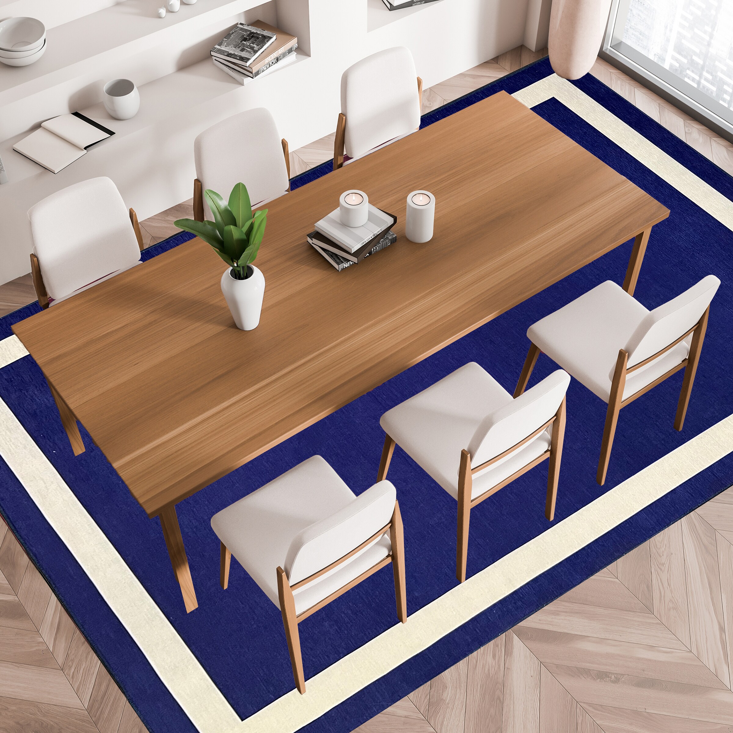 Playa Rug PLY-EVR-NVY-5X8 rugs - View #3