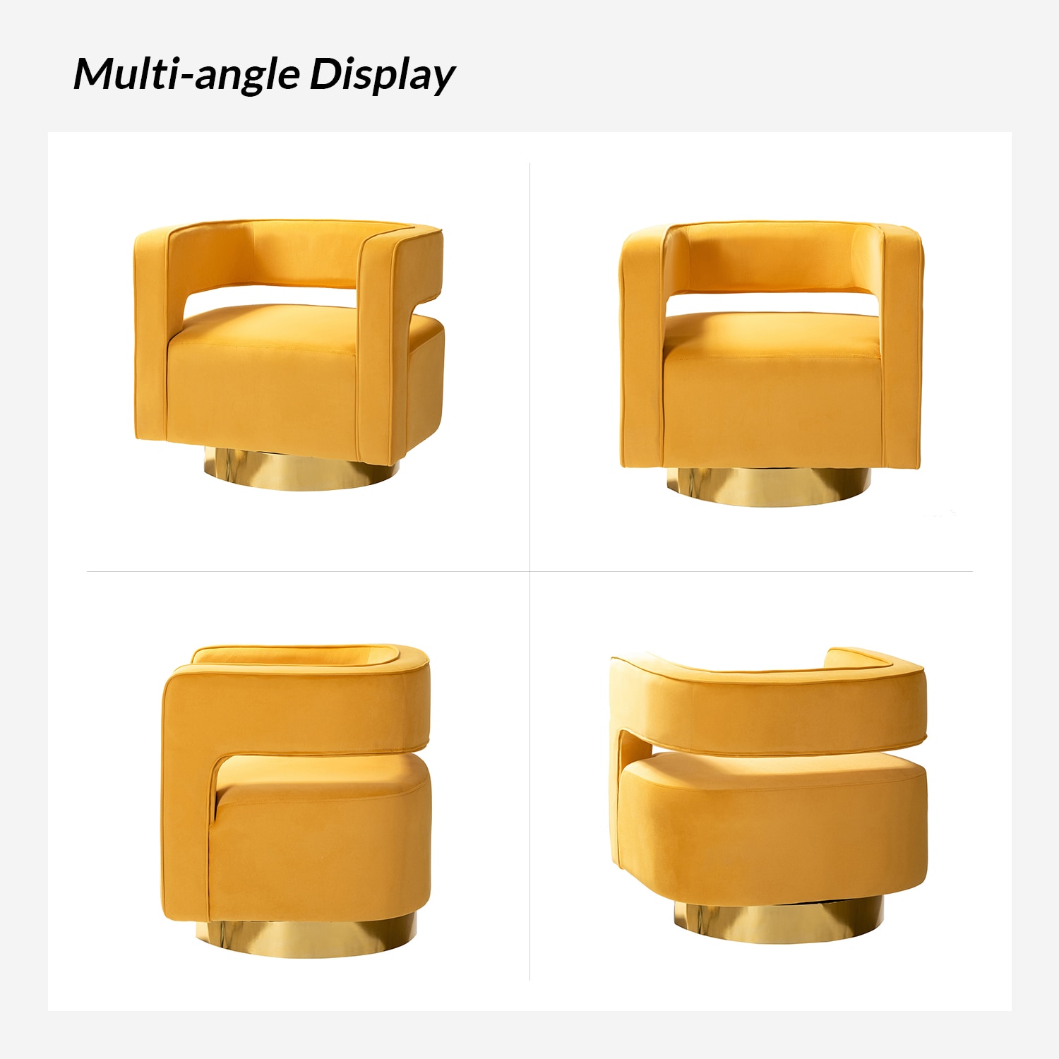 14 Karat Home CHM0141-MUSTARD chairs - View #10