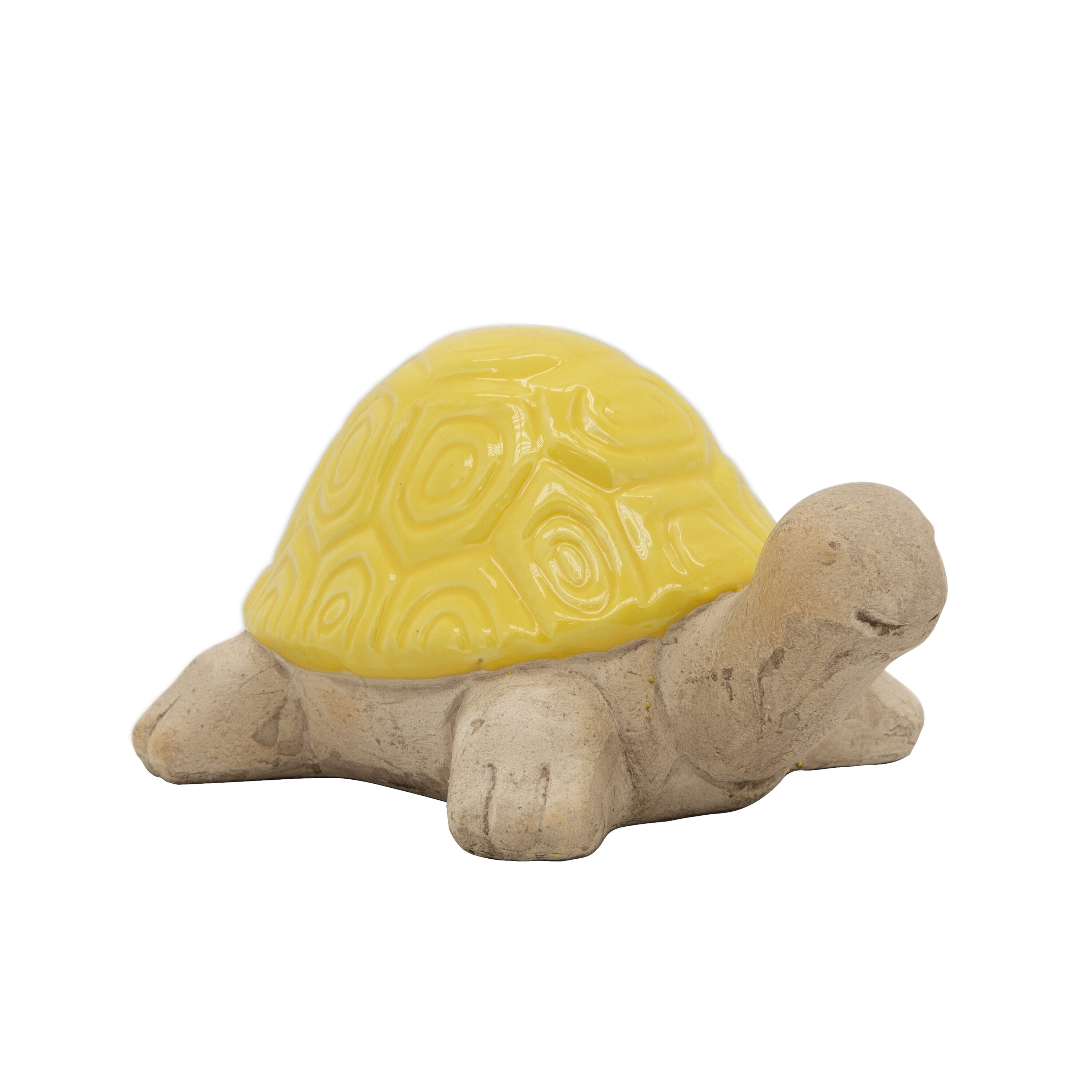Sagebrook Home 14021-04 5-in H x 10-in W Yellow Animal